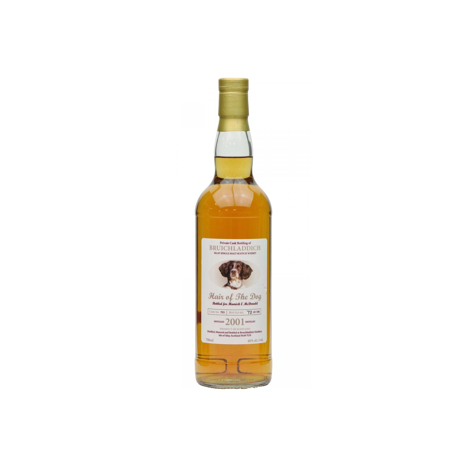 Bruichladdich 2001 8 Years Single Malt Whisky 2
