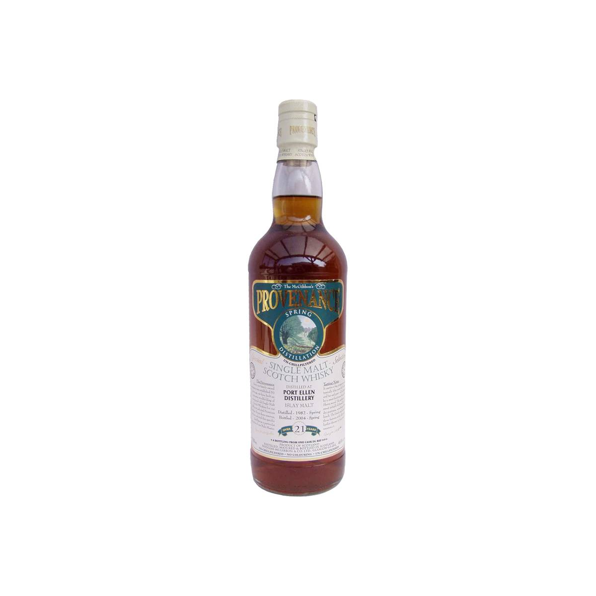 Port Ellen McGibbon's Provenance 1982 21 Years Single Malt Whisky