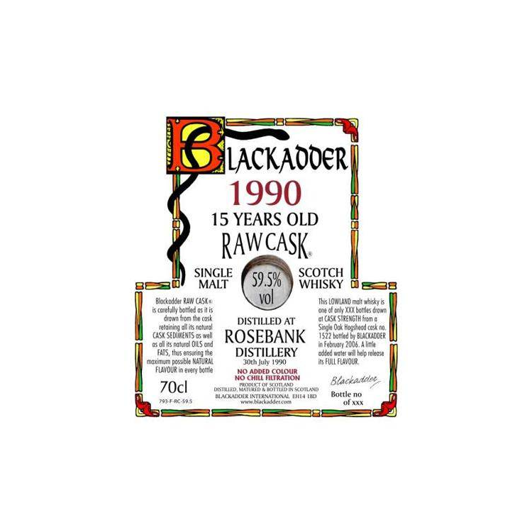 Rosebank Raw Cask 1990 15 Years Single Malt Whisky 2