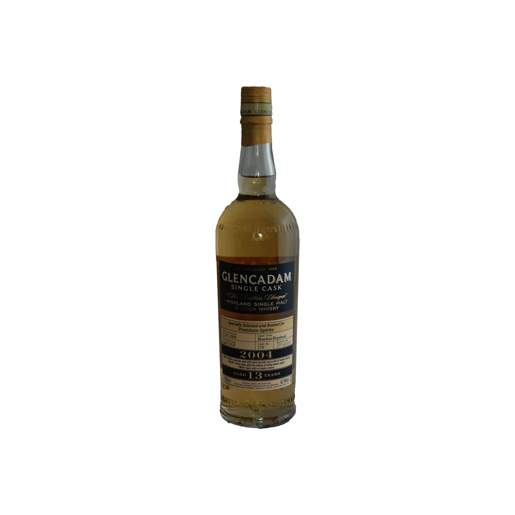 Glencadam Single Cask 2004 13 Years Single Malt Whisky