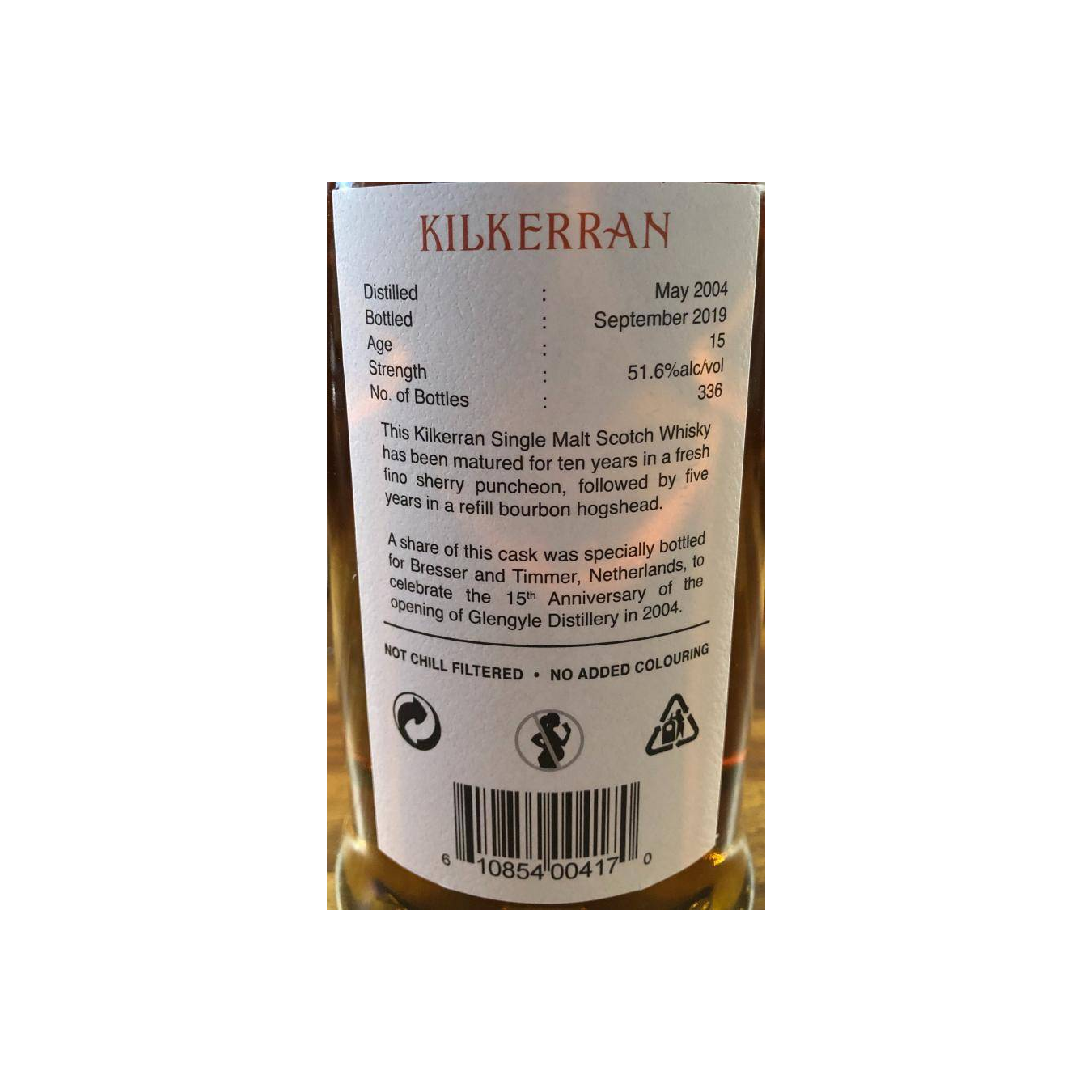 Kilkerran 2004 15 Years Single Malt Whisky 3