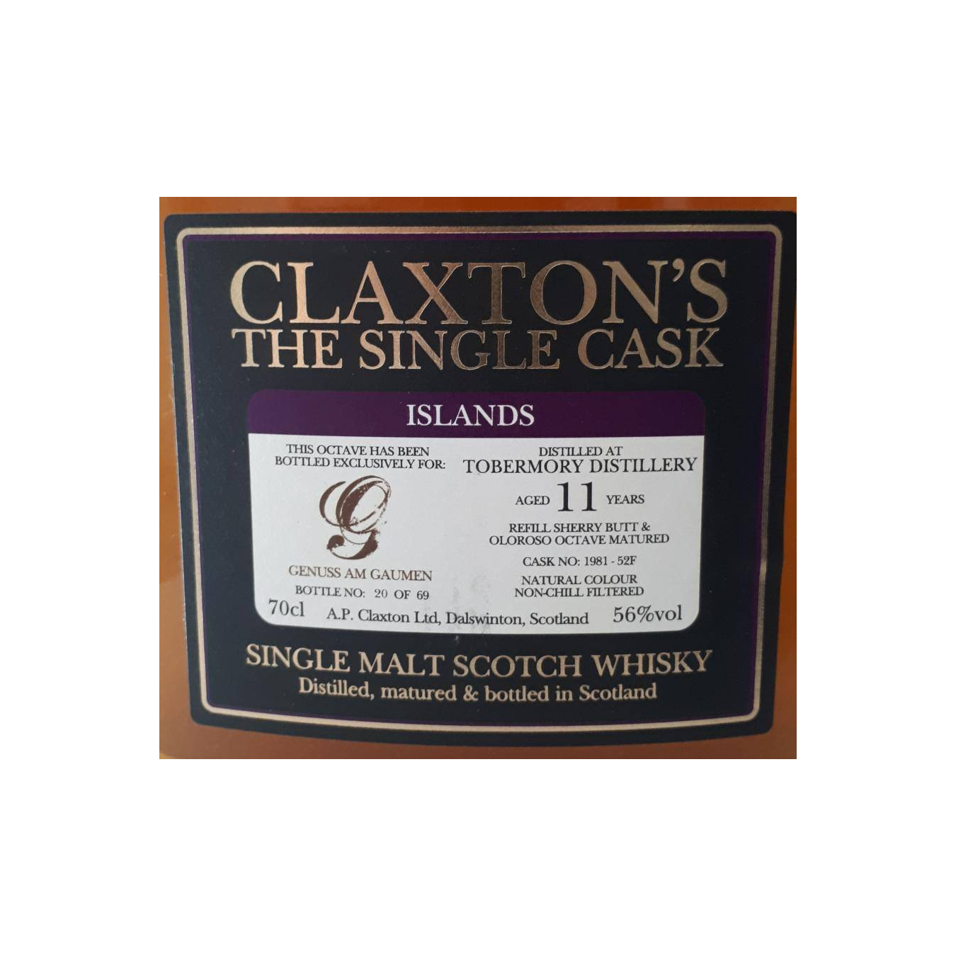 Tobermory 2008 11 Years Single Malt Whisky 2