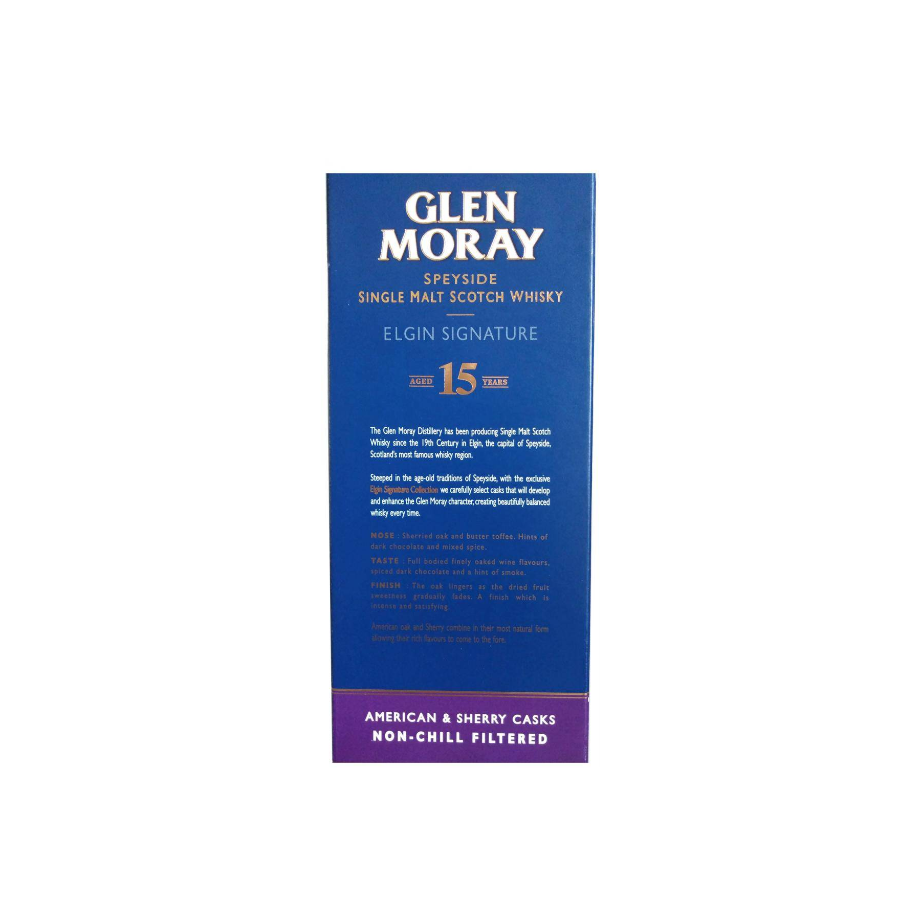 Glen Moray 15 Years Single Malt Whisky 3