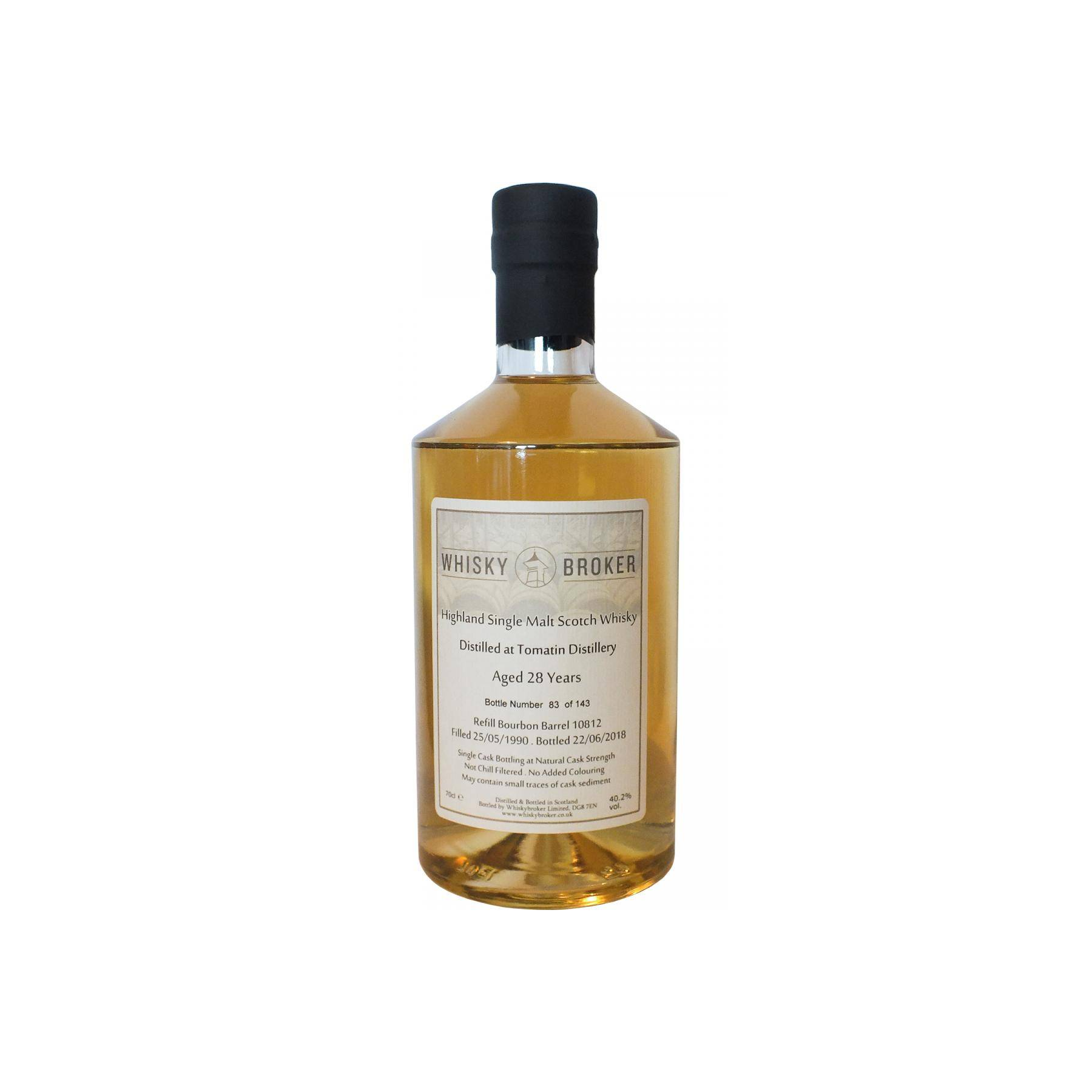 Tomatin 1990 28 Years Single Malt Whisky