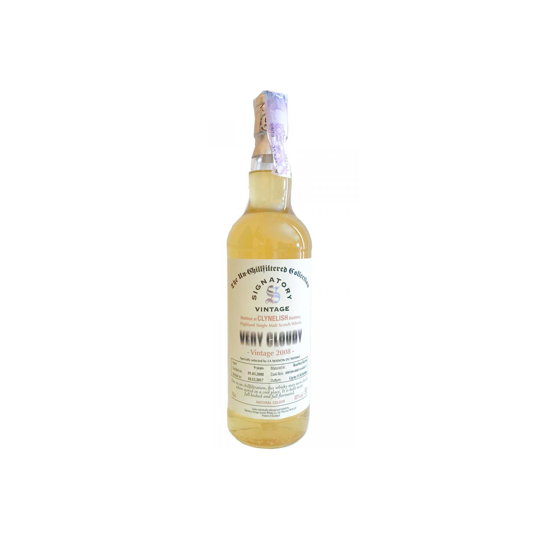 Clynelish 2008 9 Years Single Malt Whisky