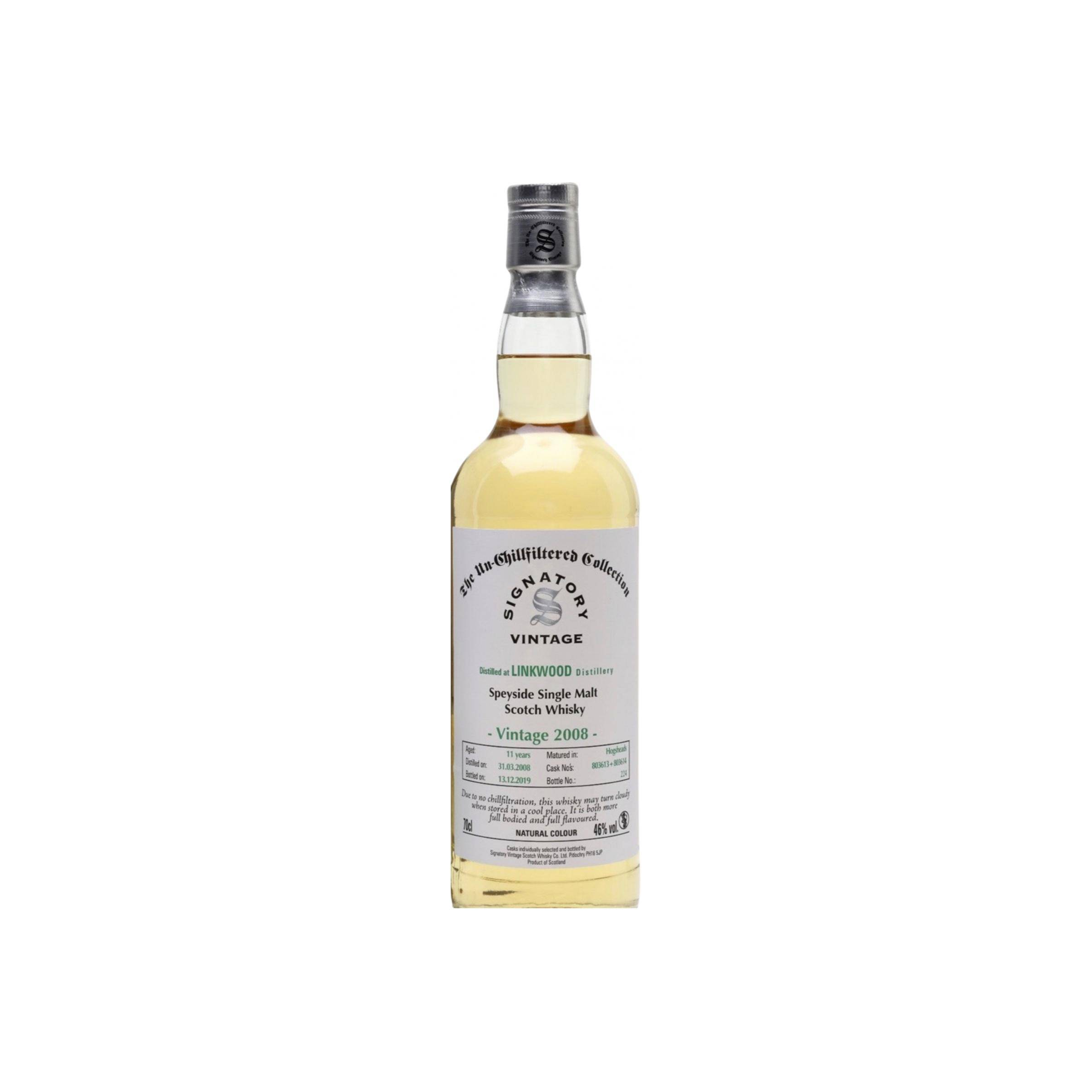 Linkwood The Un-Chillfiltered Collection 2008 11 Years Single Malt Whisky