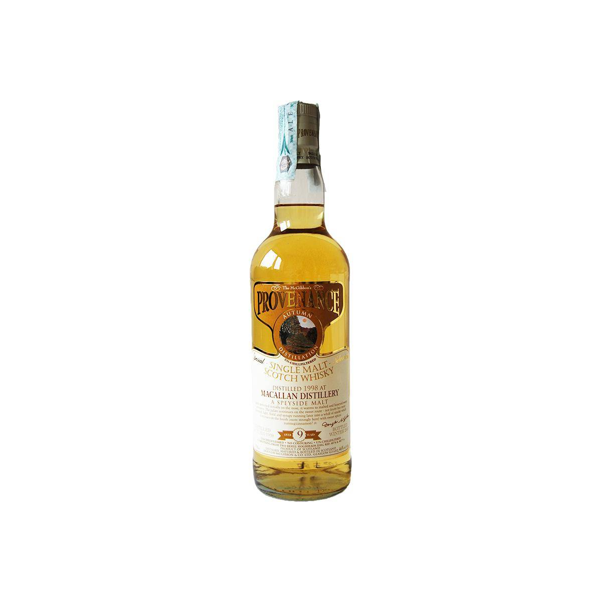 The Macallan McGibbon's Provenance 1998 9 Years Single Malt Whisky