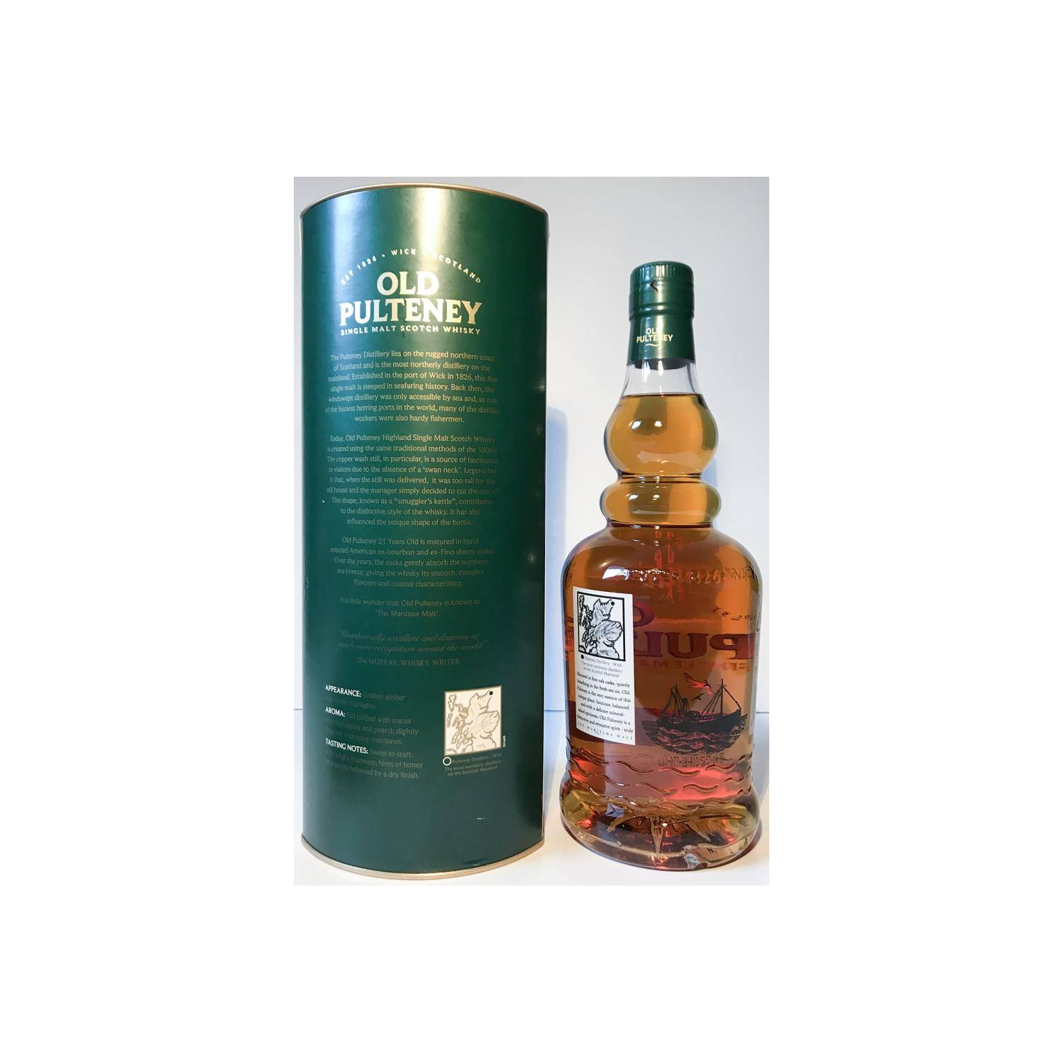 Old Pulteney 21 Years Single Malt Whisky 3