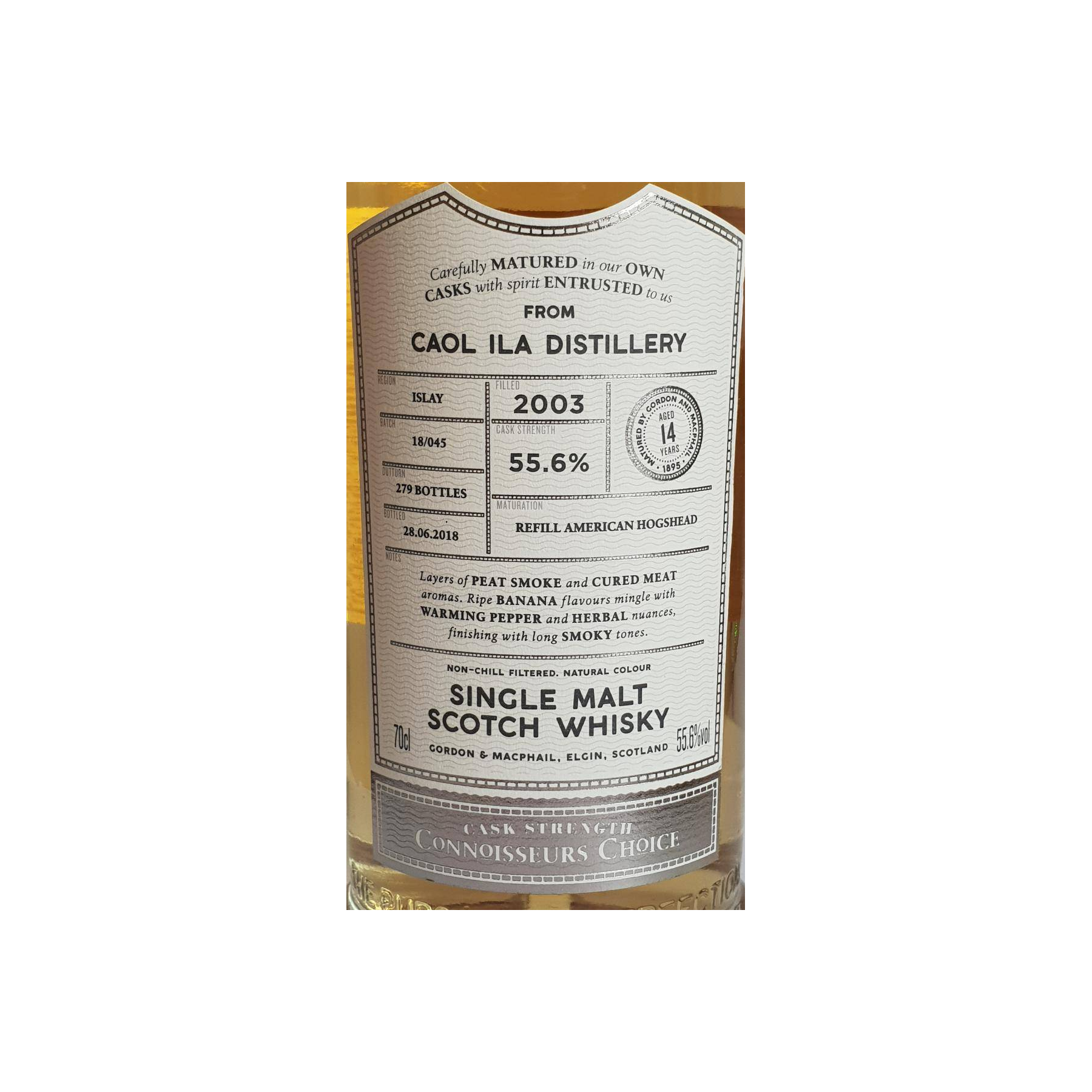 Caol Ila Connoisseurs Choice - Cask Strength 2003 14 Years Single Malt Whisky 2