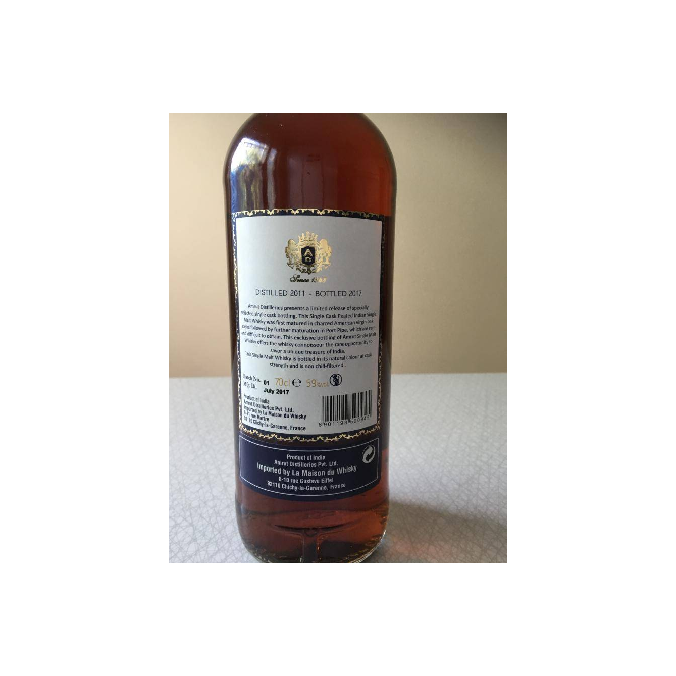 Amrut 2011 6 Years Single Malt Whisky 2