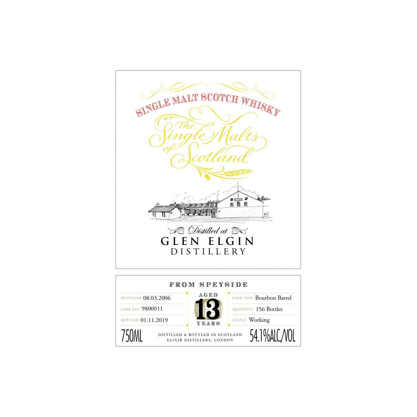 Glen Elgin The Single Malts of Scotland 2006 13 Years Single Malt Whisky 3