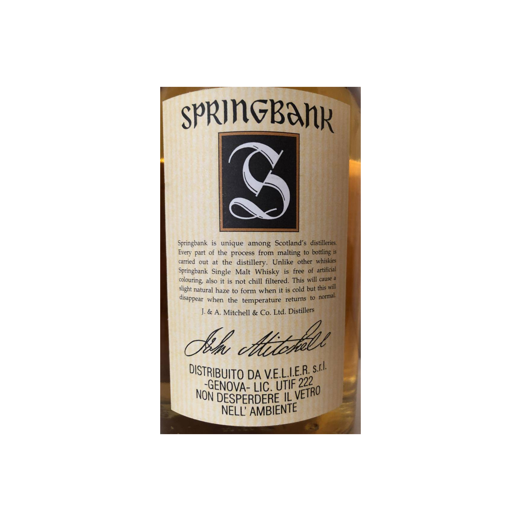Springbank 10 Years Single Malt Whisky 3