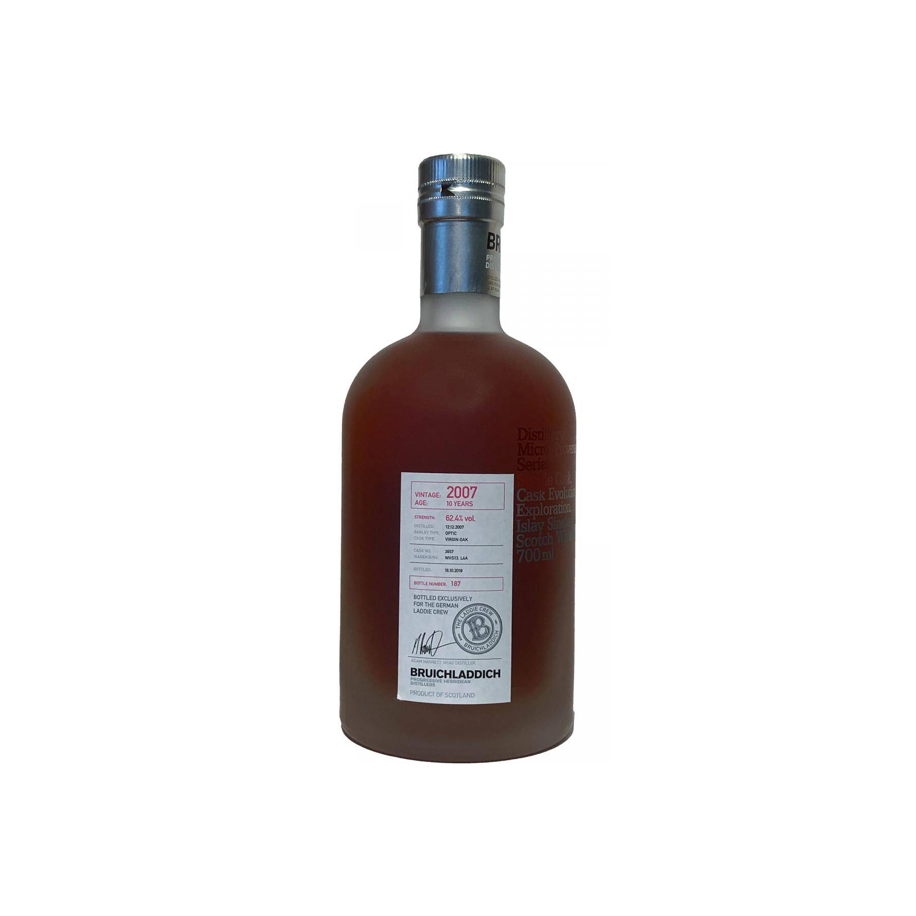 Bruichladdich 2007 10 Years Single Malt Whisky