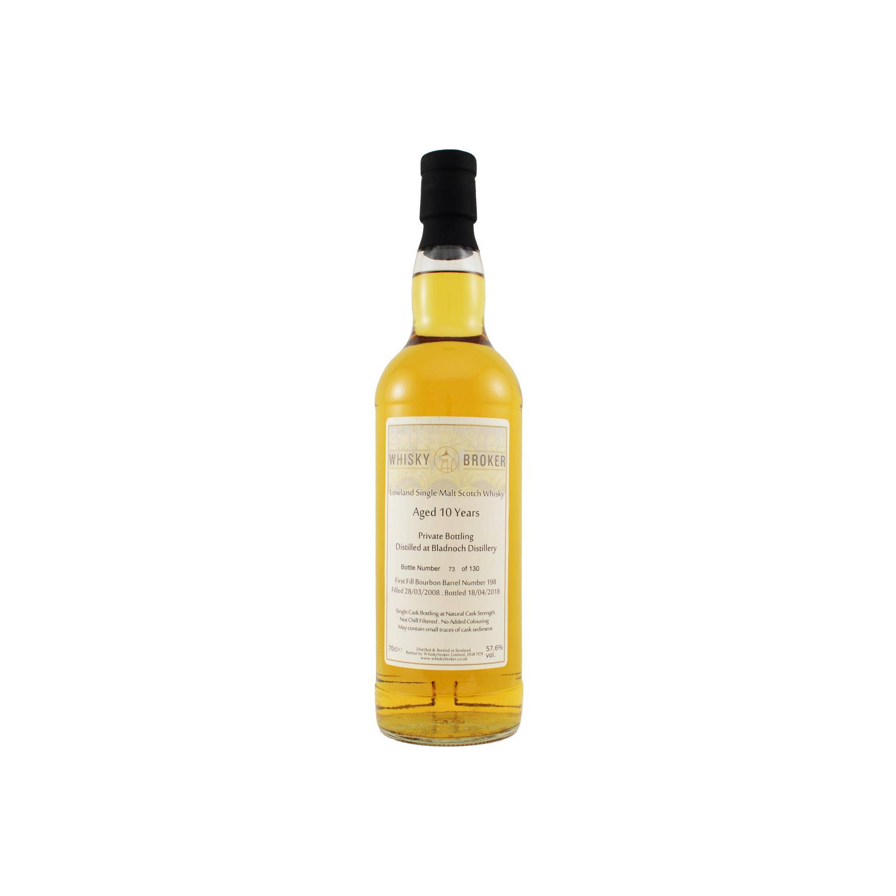 Bladnoch Private Bottling 2008 10 Years Single Malt Whisky