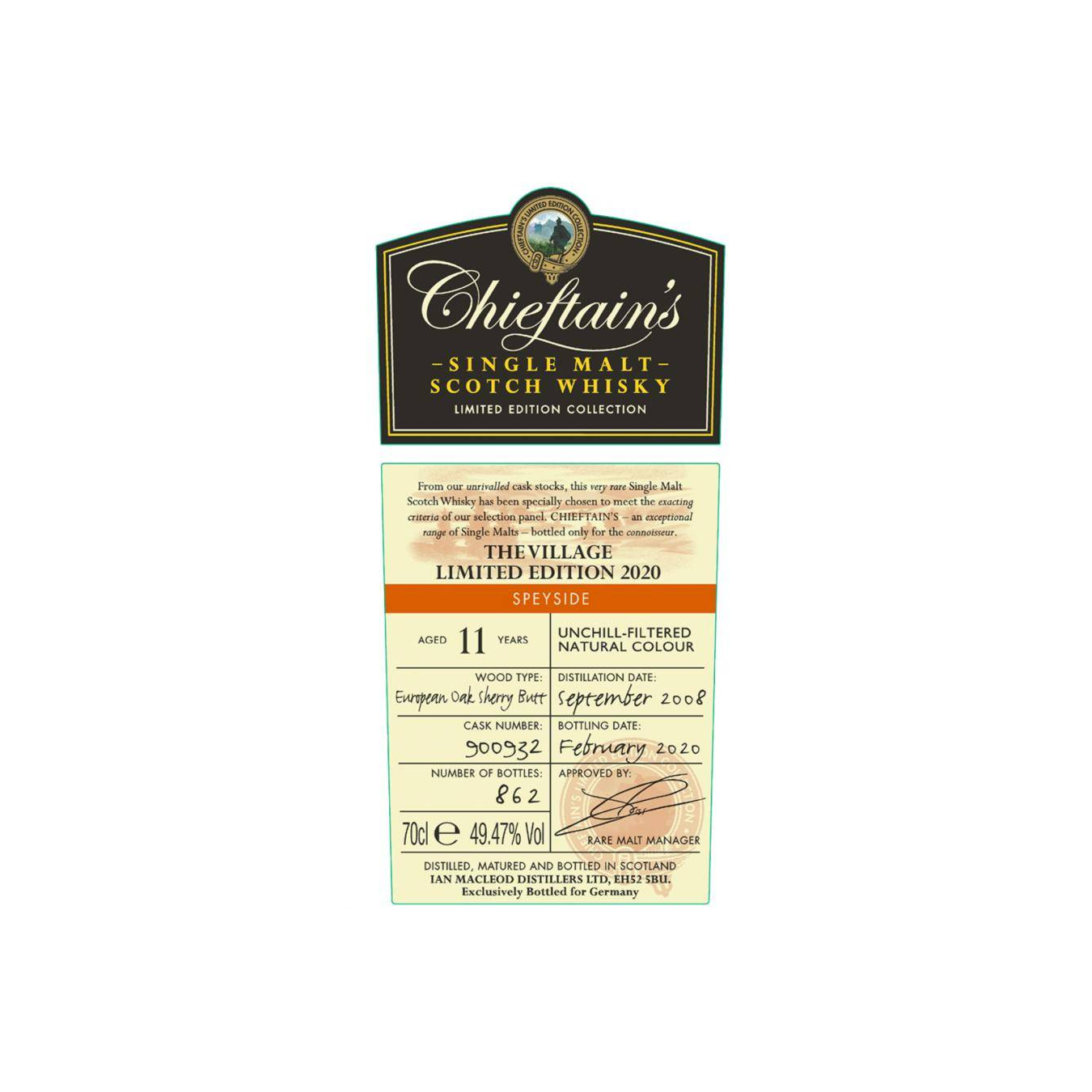 Ian Macleod 2008 11 Years Single Malt Whisky