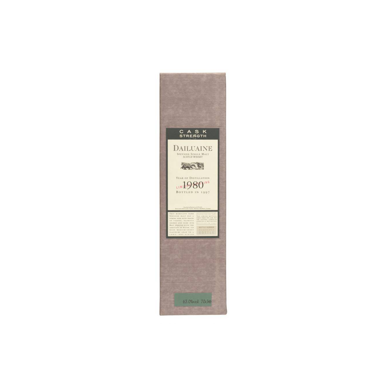 Dailuaine 1980 17 Years Single Malt Whisky 3