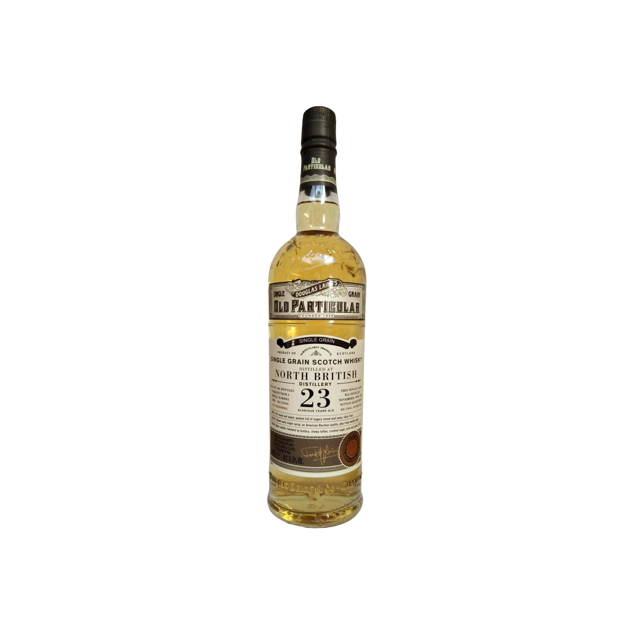 North British Old Particular 1995 23 Years Single Grain Whisky