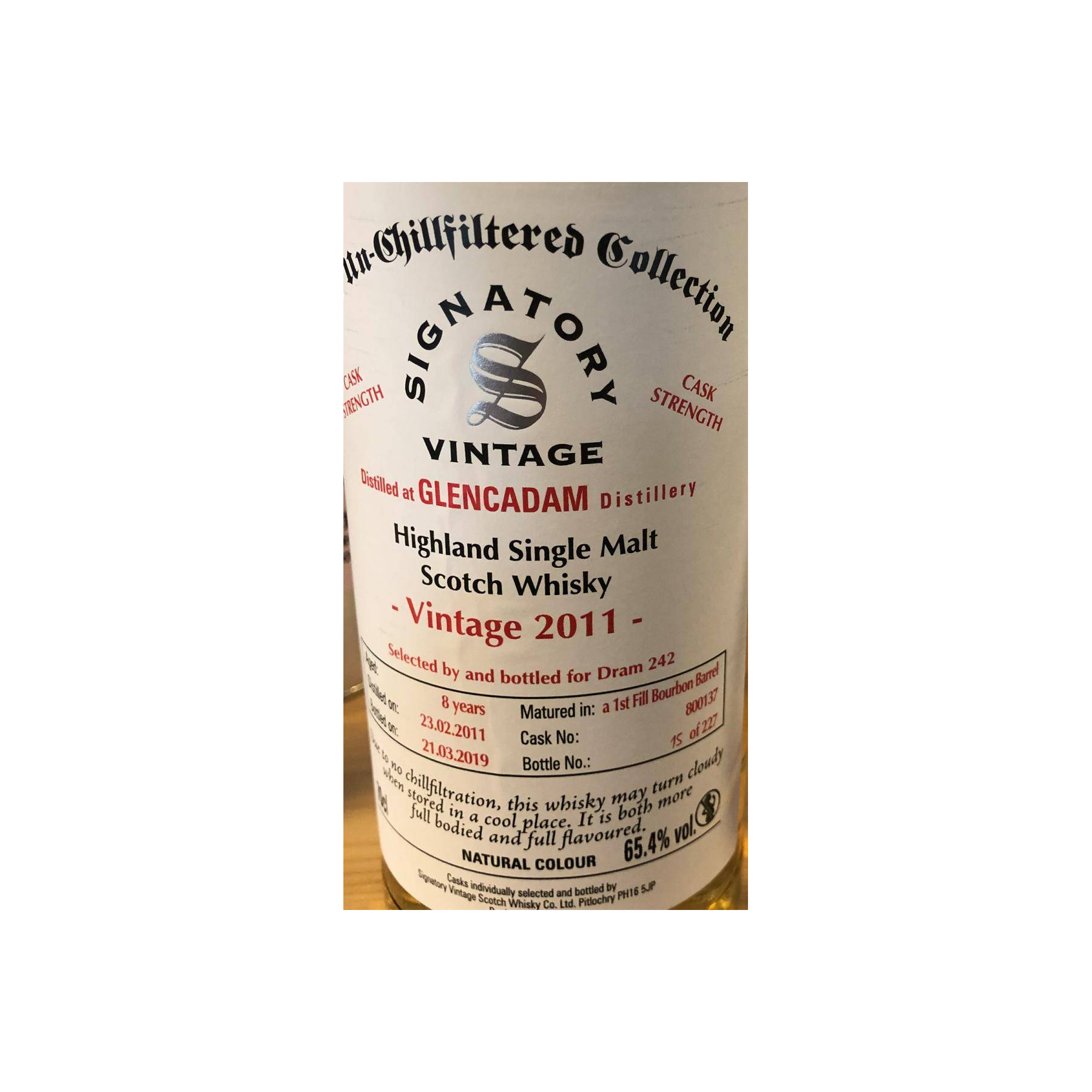 Glencadam 2011 8 Years Single Malt Whisky 2