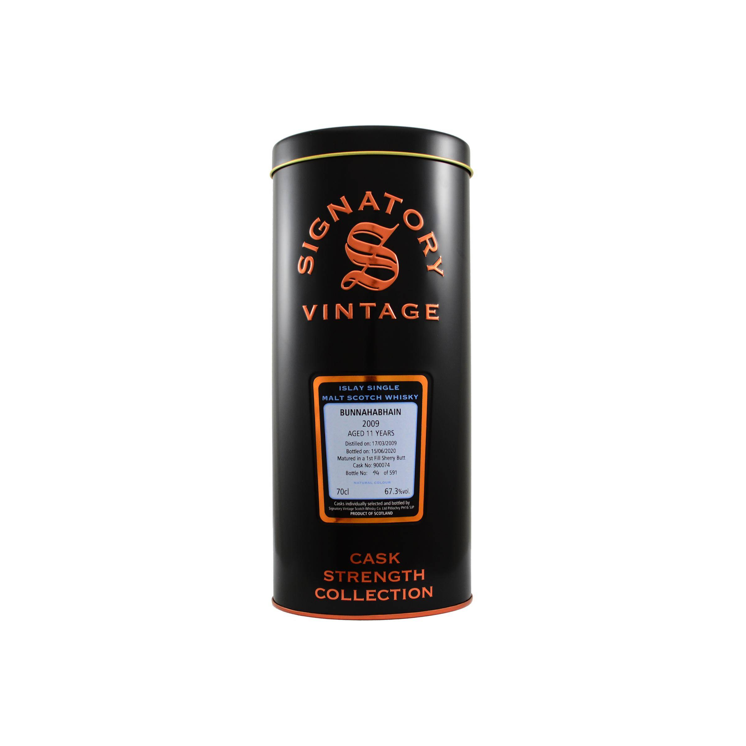 Bunnahabhain Cask Strength Collection 2009 11 Years Single Malt Whisky 2