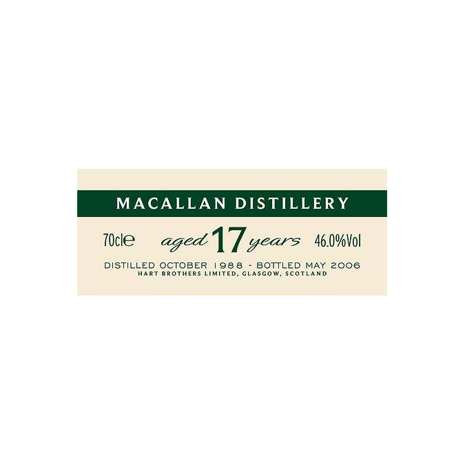 The Macallan Finest Collection 1988 17 Years Single Malt Whisky