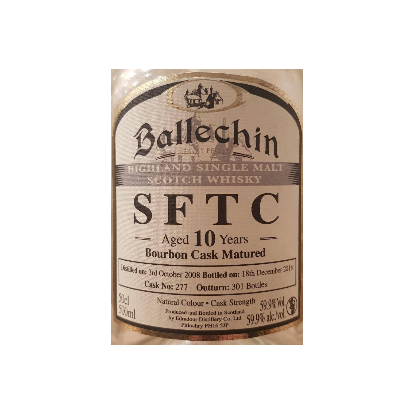 Ballechin 2008 10 Years Single Malt Whisky