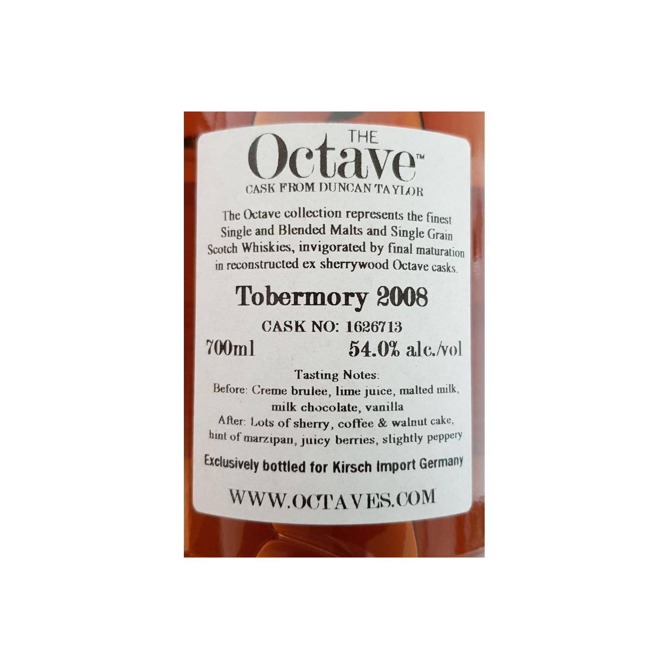Tobermory The Octave 2008 11 Years Single Malt Whisky 3