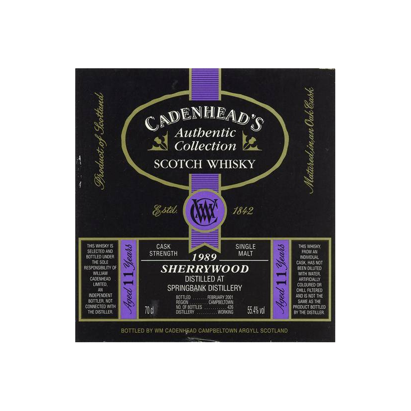 Springbank Authentic Collection 1989 11 Years Single Malt Whisky 2