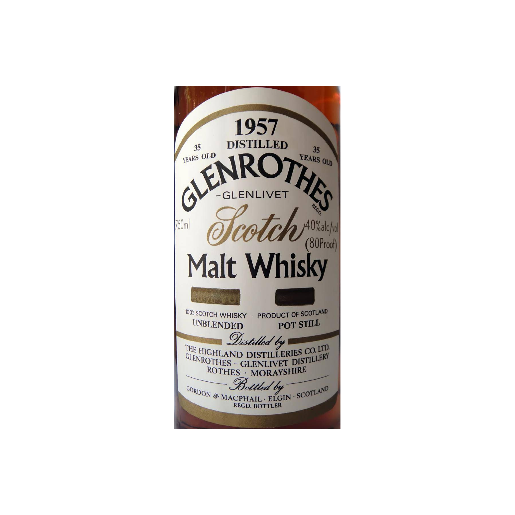 The Glenrothes 1957 35 Years Single Malt Whisky 2