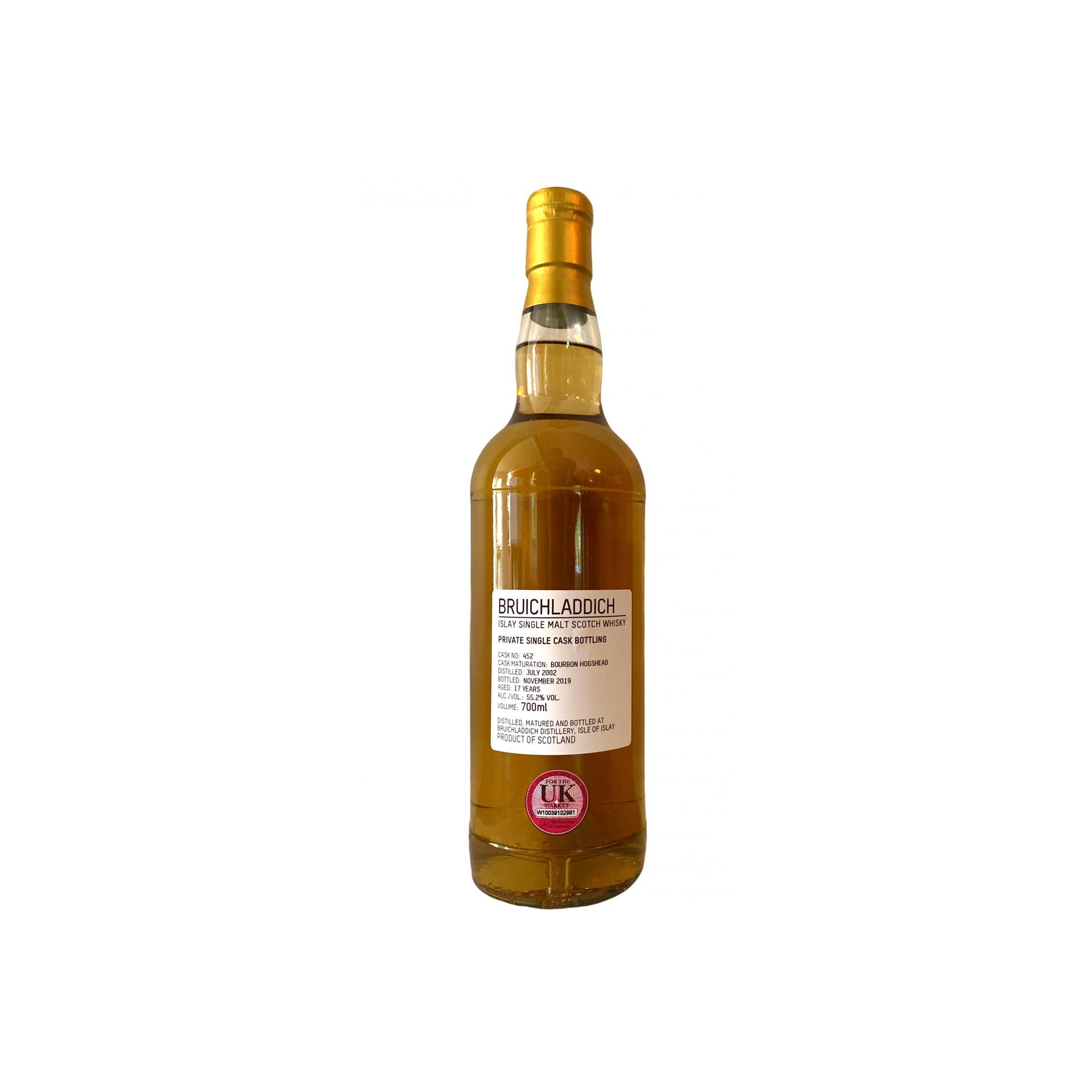 Bruichladdich 2002 17 Years Single Malt Whisky
