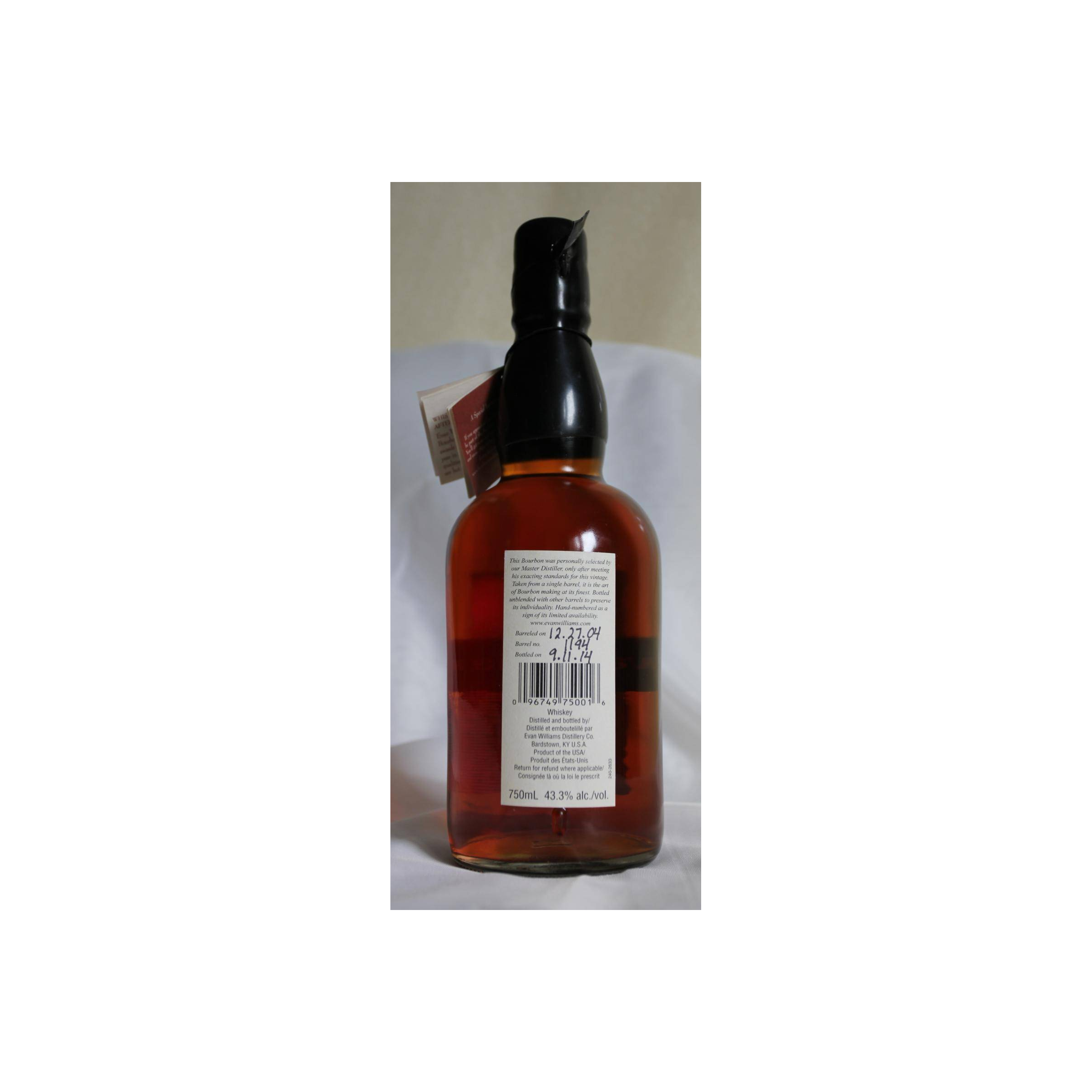 Evan Williams 2004 9 Years Bourbon Whisky 2