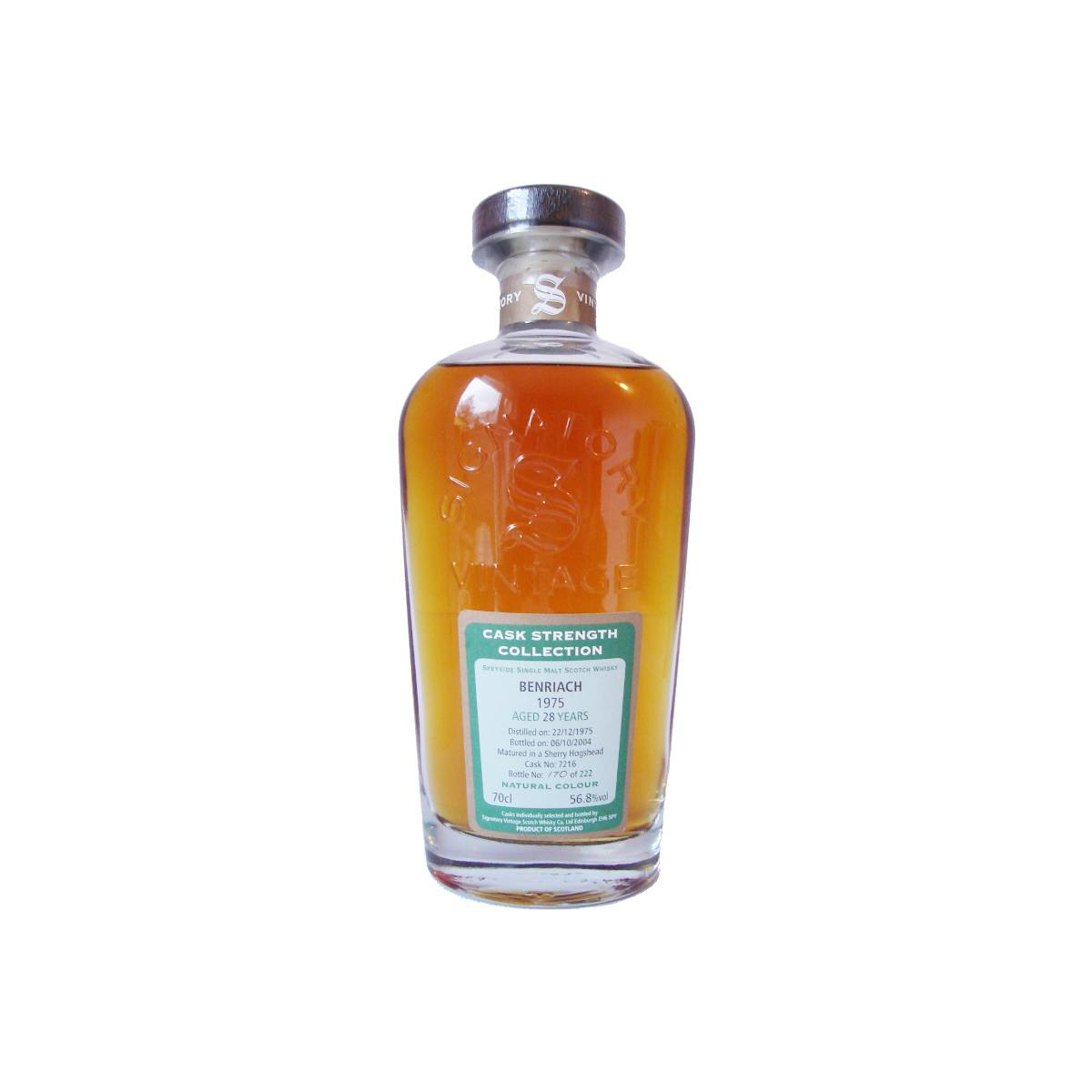 BenRiach Cask Strength Collection 1975 28 Years Single Malt Whisky