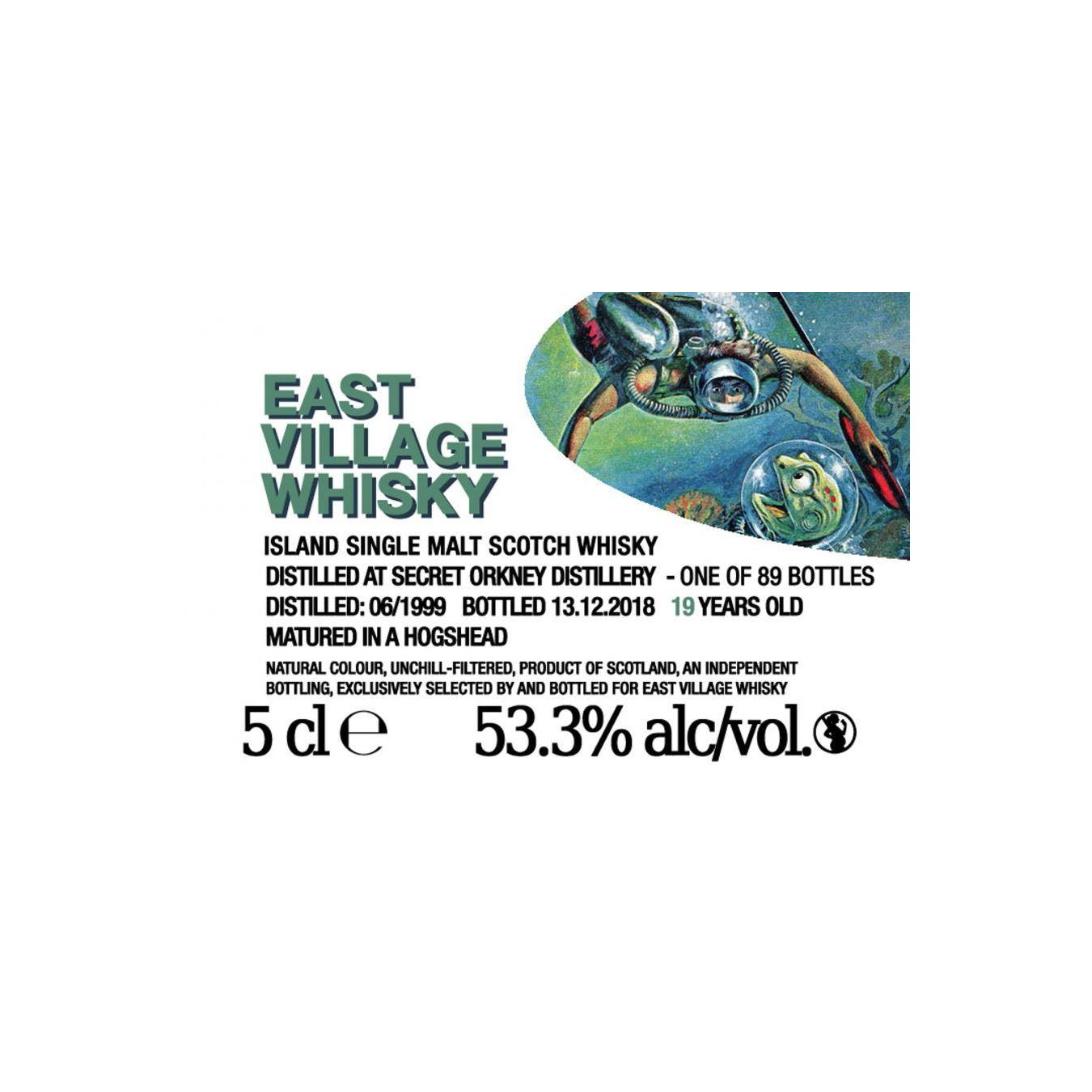 East Village Whisky Company 1999 19 Years Single Malt Whisky 3