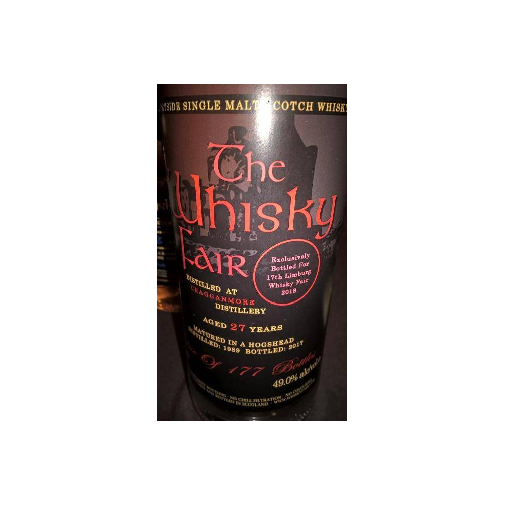 Cragganmore 1989 27 Years Single Malt Whisky