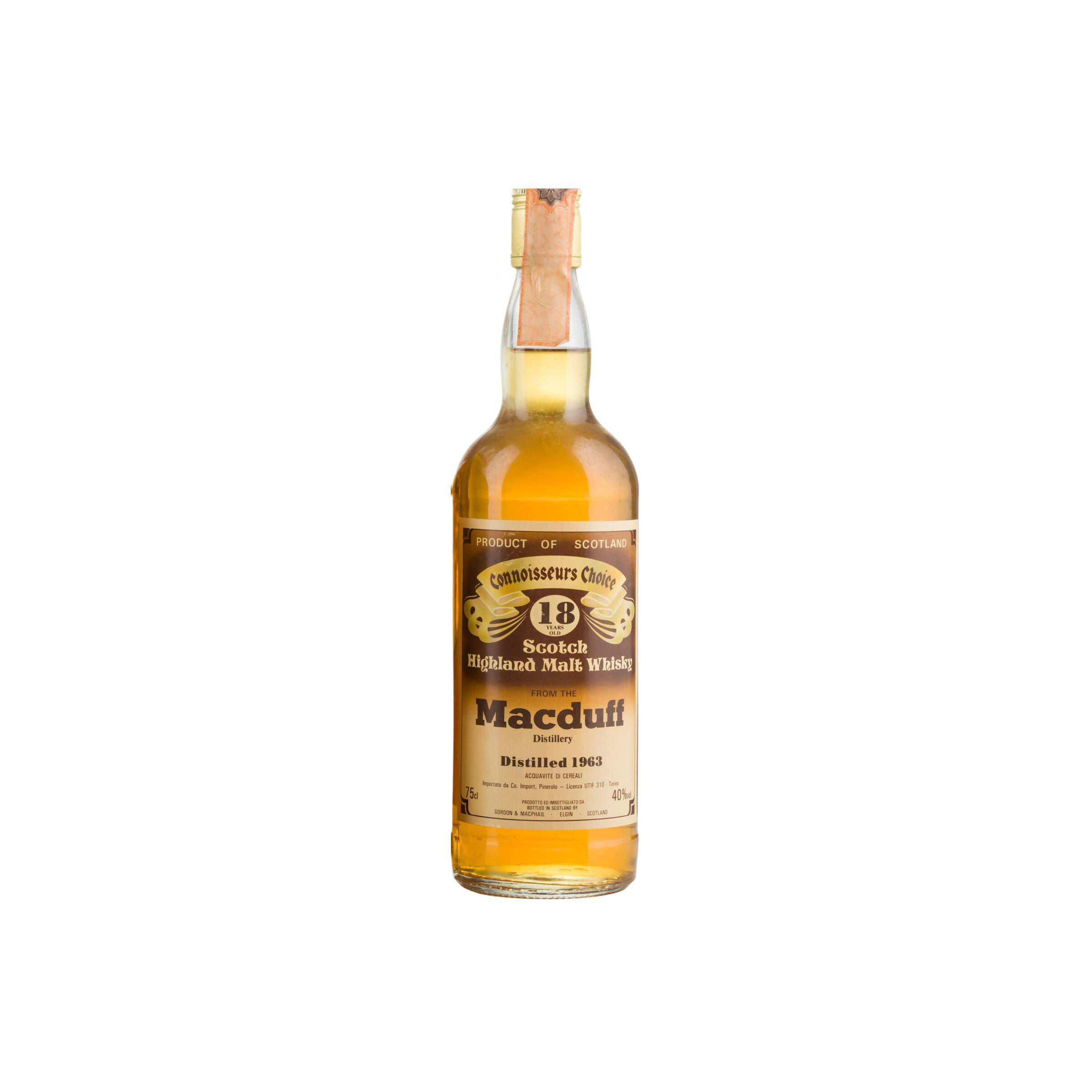 Macduff Connoisseurs Choice 1963 18 Years Single Malt Whisky