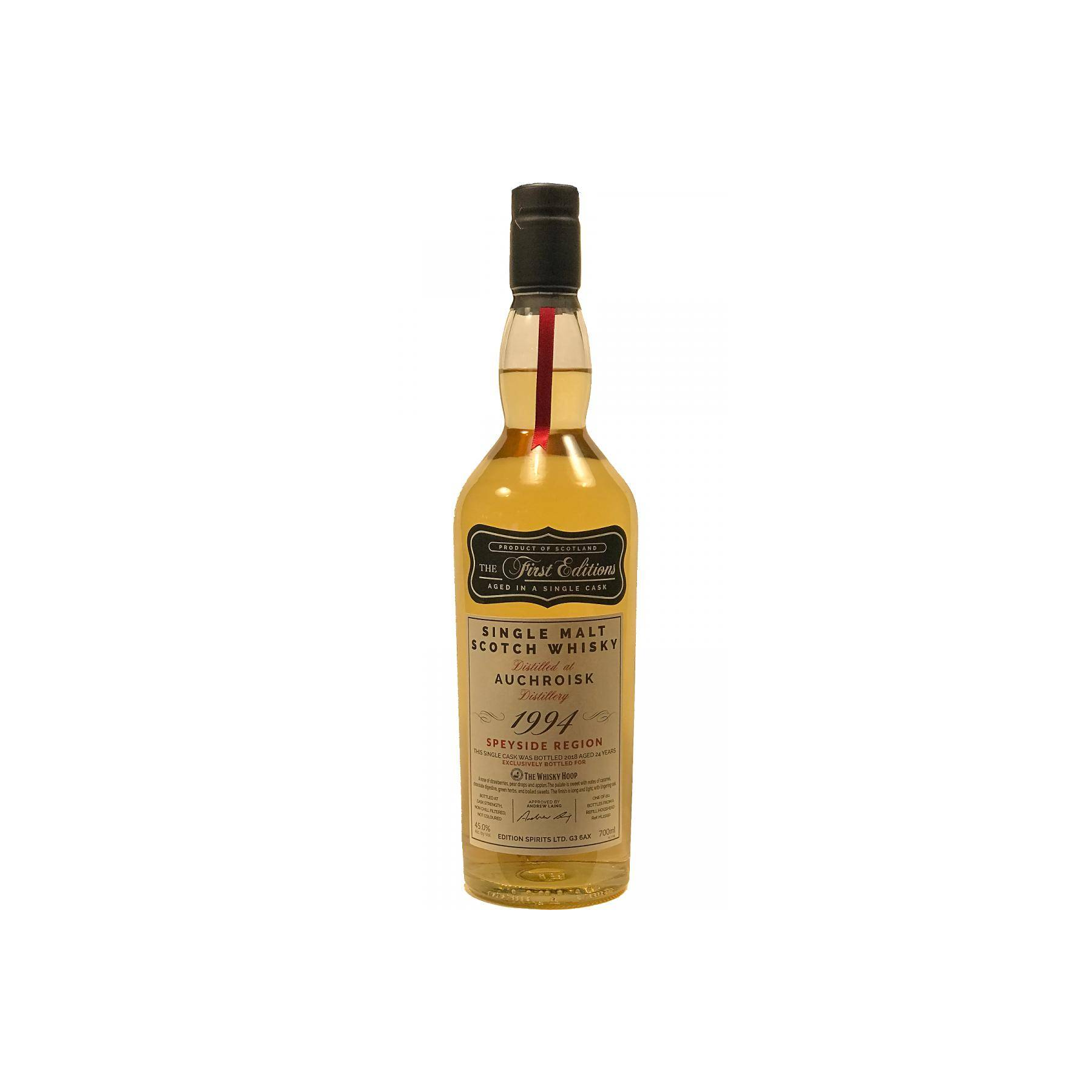 Auchroisk The First Editions 1994 24 Years Single Malt Whisky