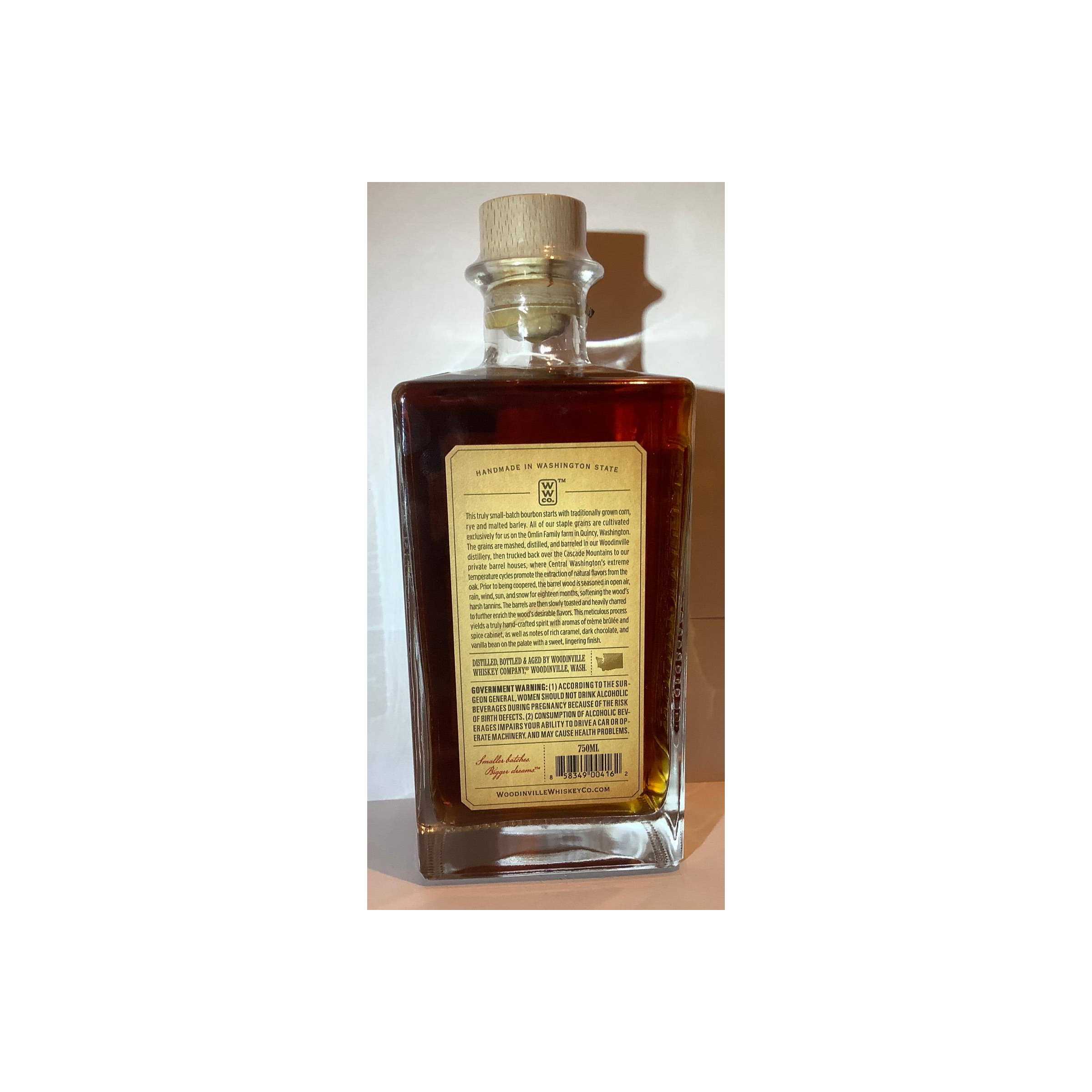Woodinville Straight Bourbon Whiskey 2