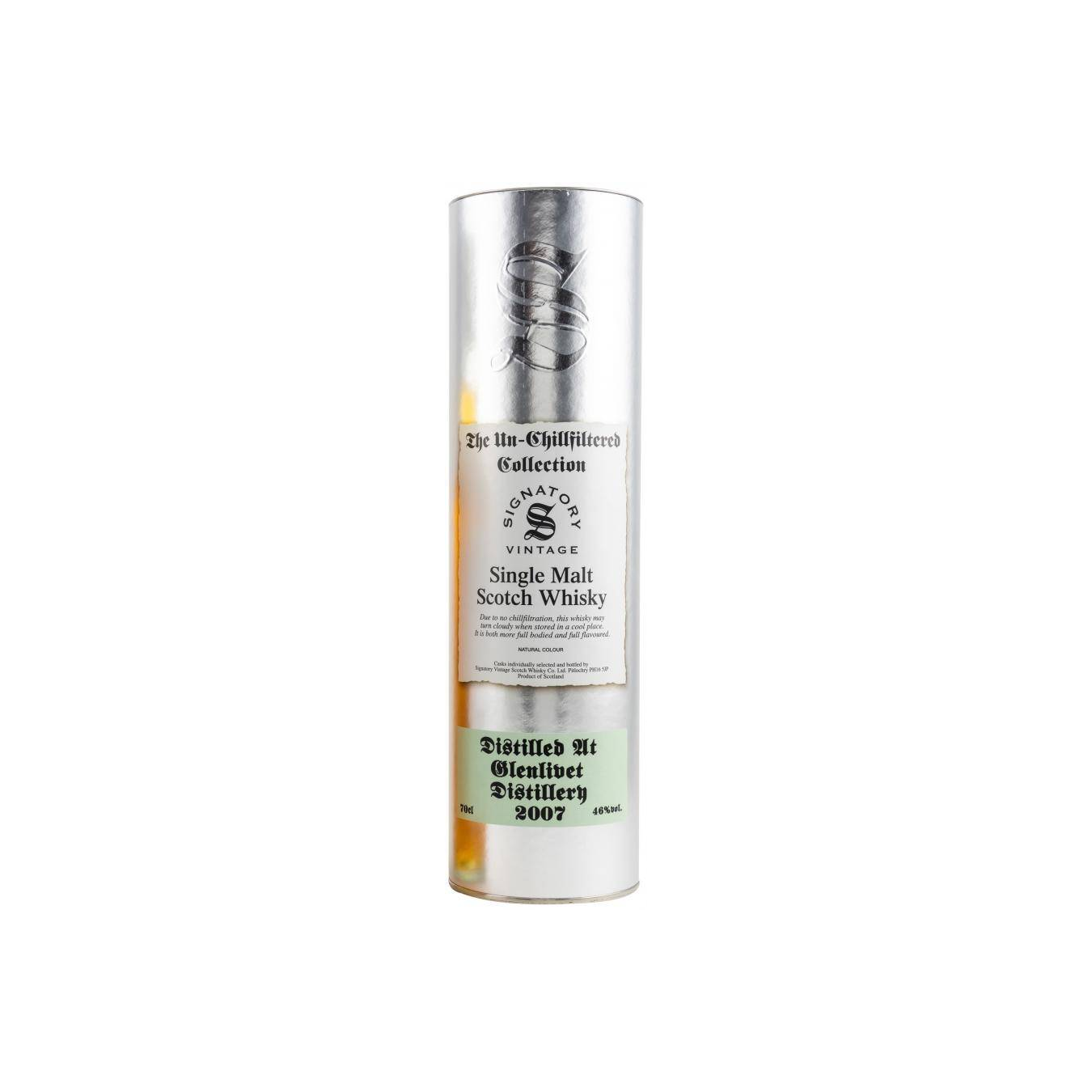 The Glenlivet The Un-Chillfiltered Collection 2007 12 Years Single Malt Whisky 2