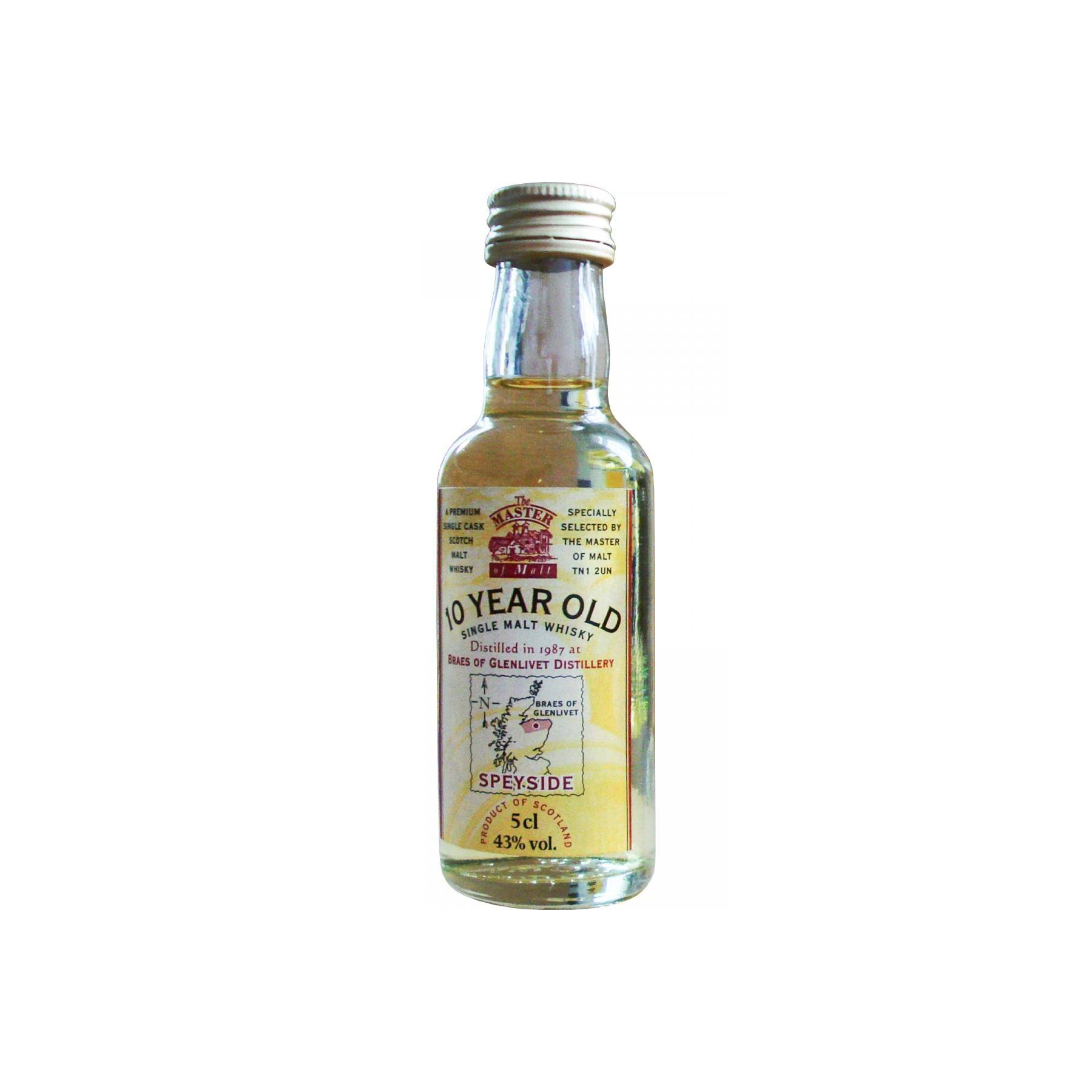 Master of Malt Miniature 1987 10 Years Single Malt Whisky 2
