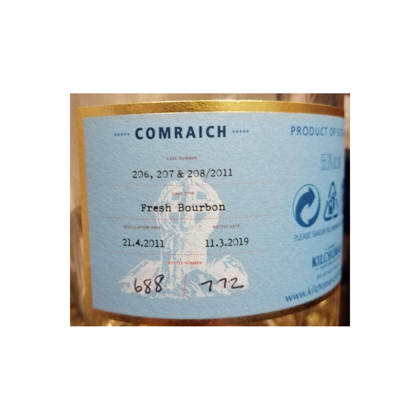 Kilchoman 2011 7 Years Single Malt Whisky 2