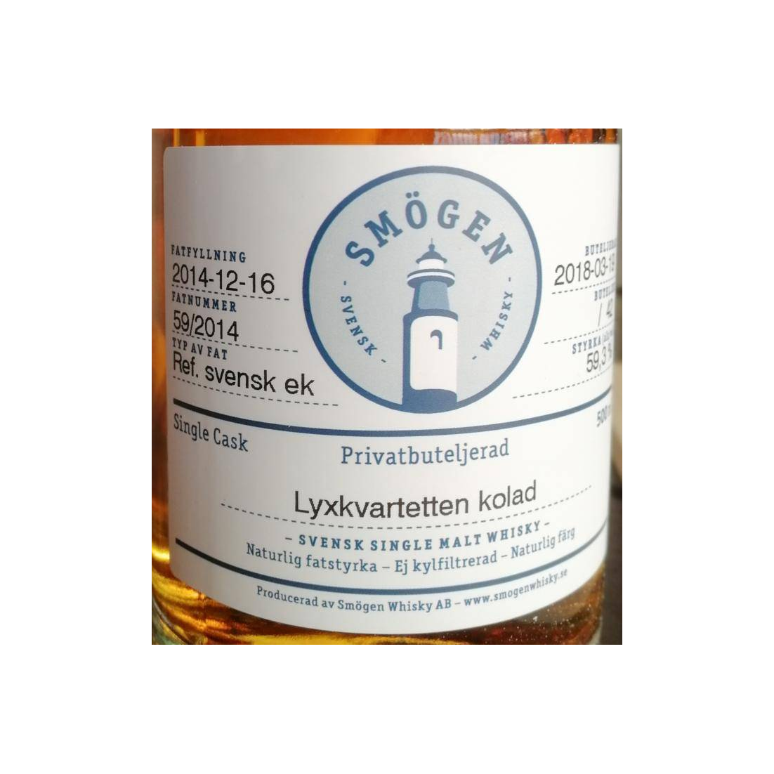 The Scotch Malt Whisky Society 2014 3 Years Single Malt Whisky 2