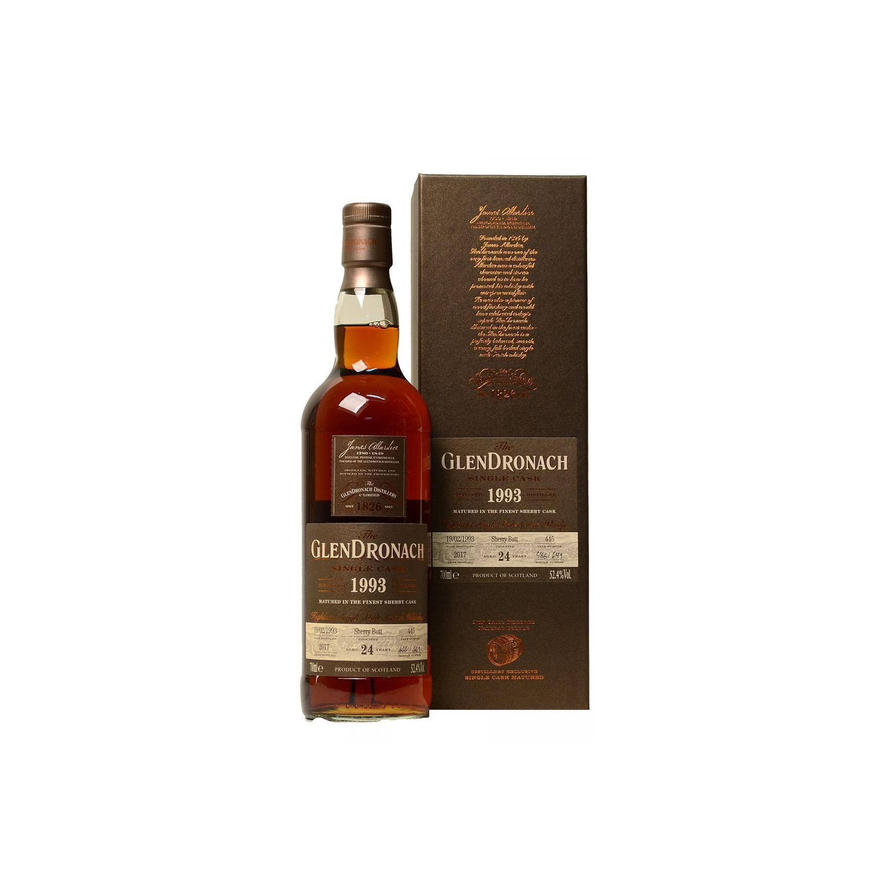 GlenDronach 1993 24 Years Single Malt Whisky 3