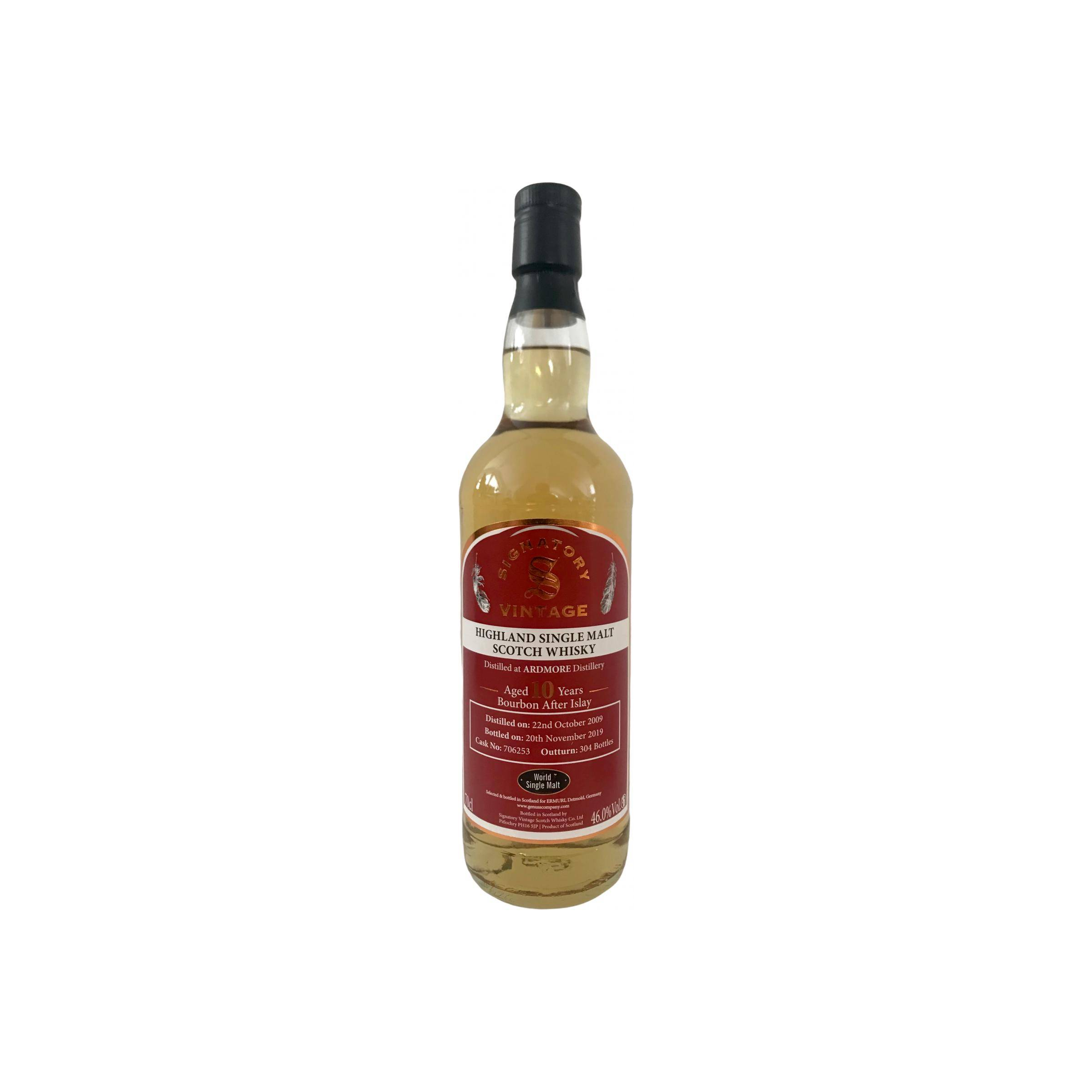 Ardmore 2009 10 Years Single Malt Whisky