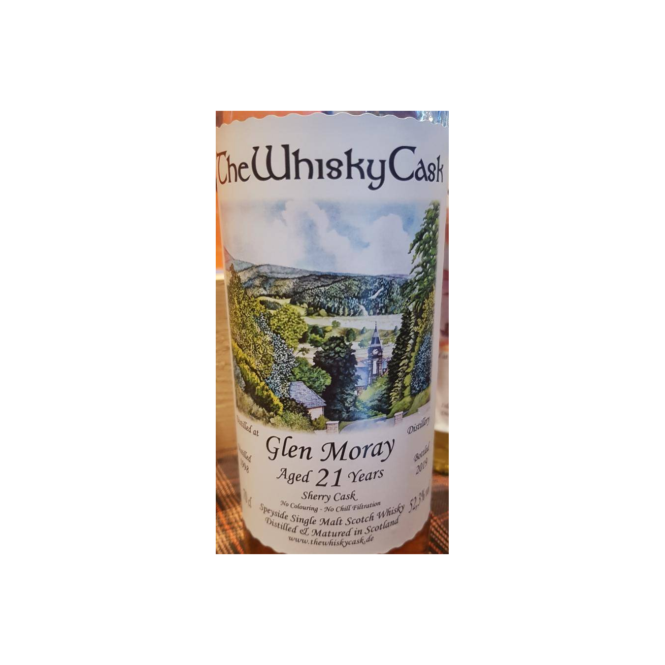 Glen Moray 1998 21 Years Single Malt Whisky