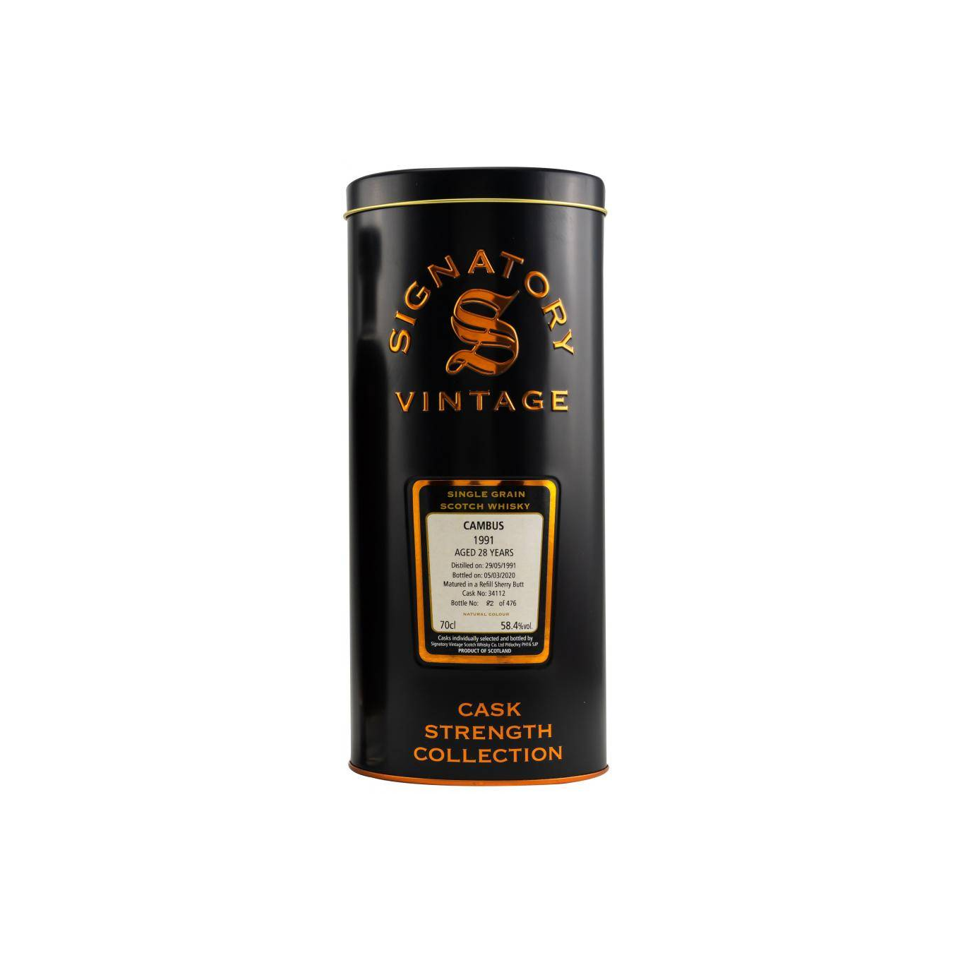 Cambus Cask Strength Collection 1991 28 Years Single Grain Whisky 2
