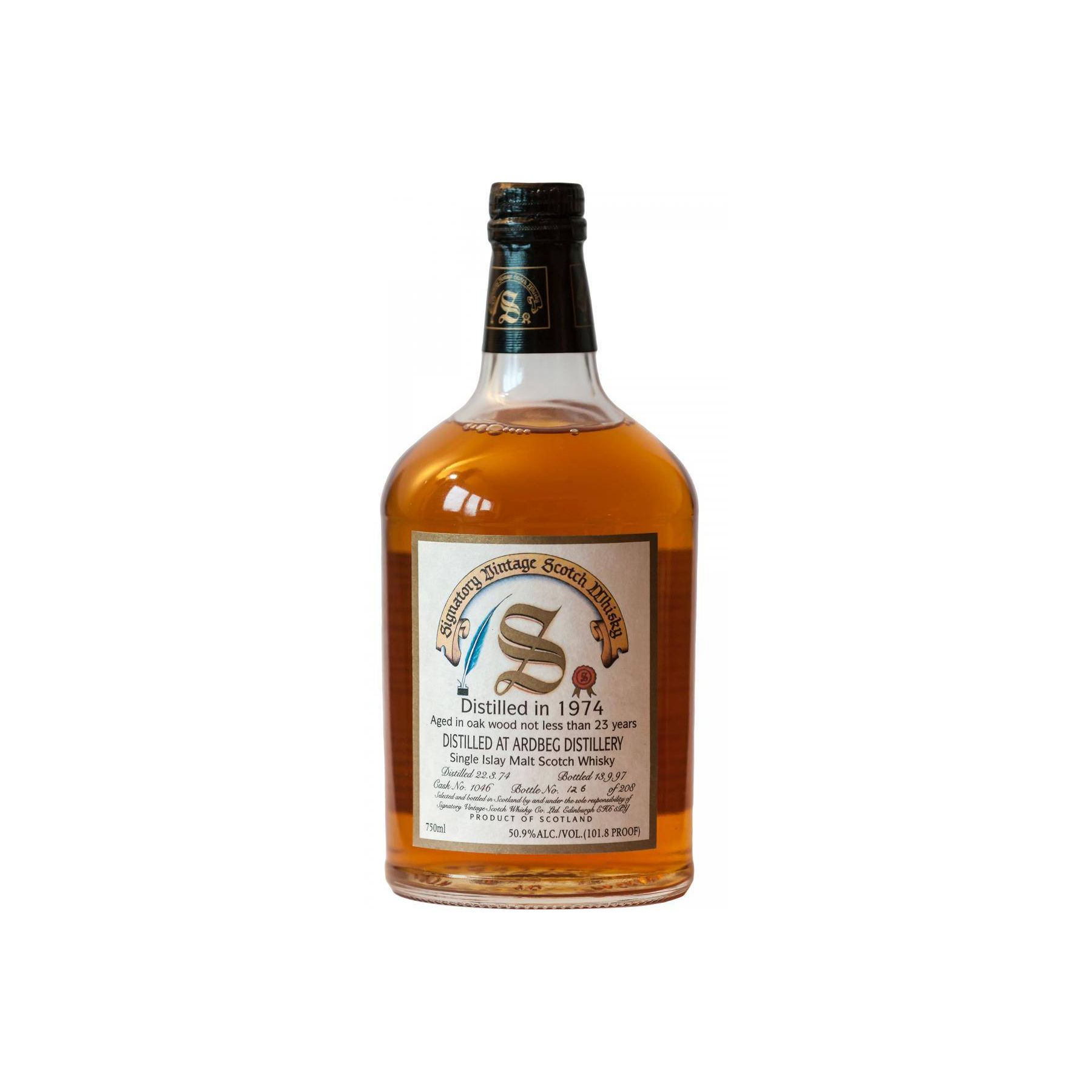 Ardbeg Vintage Collection - Dumpy 1974 23 Years Single Malt Whisky