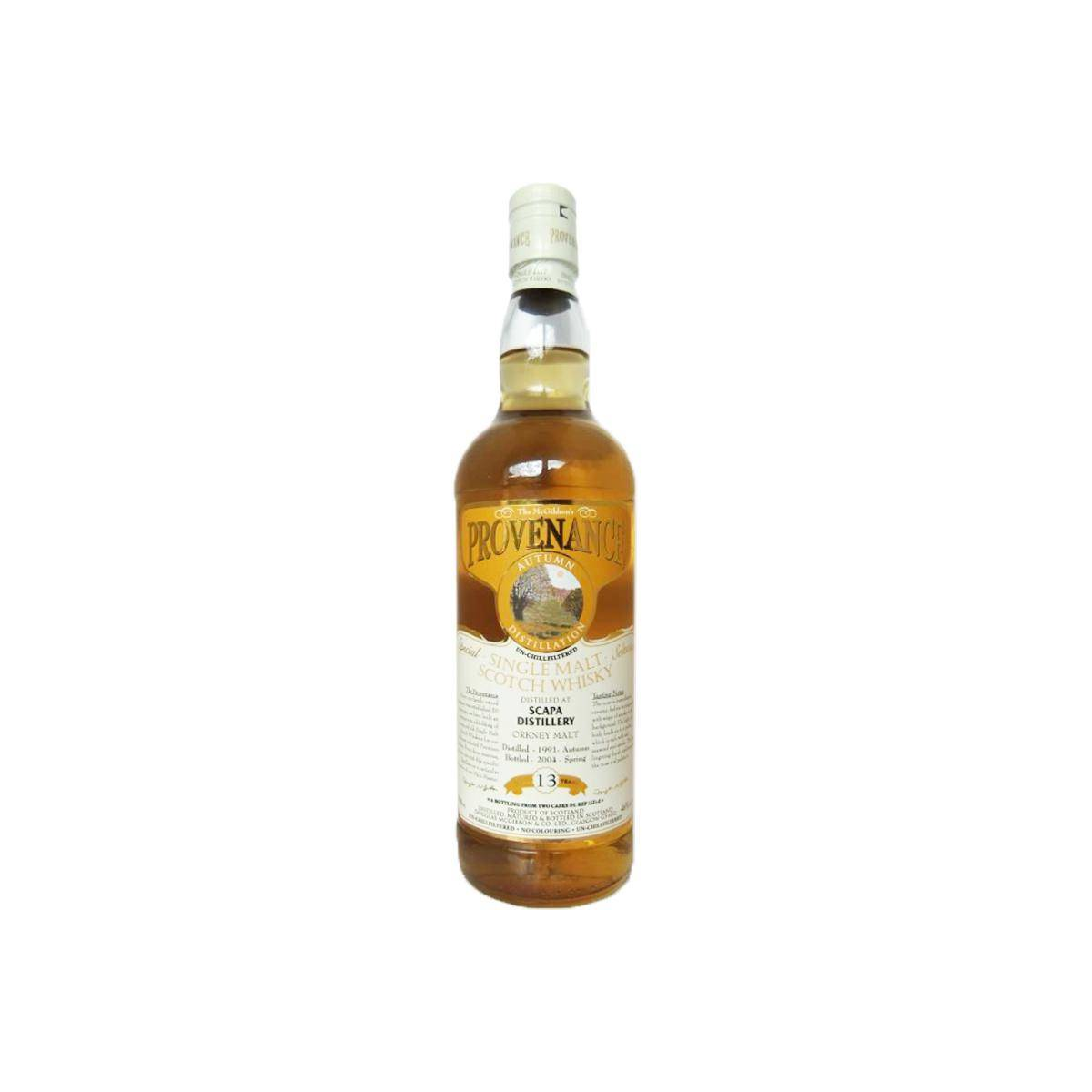 Scapa McGibbon's Provenance 1991 13 Years Single Malt Whisky