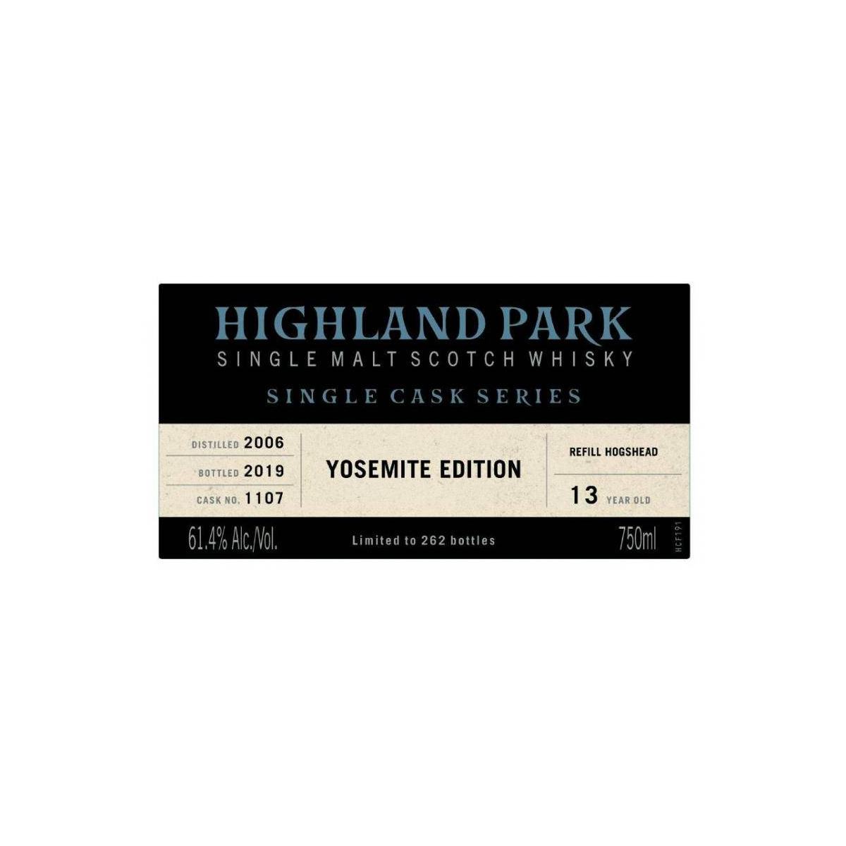 Highland Park Single Cask 2006 13 Years Single Malt Whisky 2
