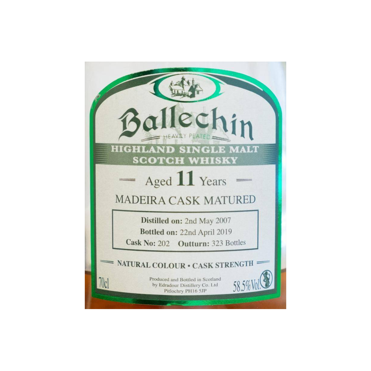 Ballechin 2007 11 Years Single Malt Whisky 2