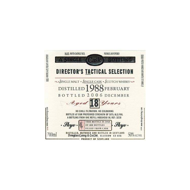Talisker Old Malt Cask 1988 18 Years Single Malt Whisky 2