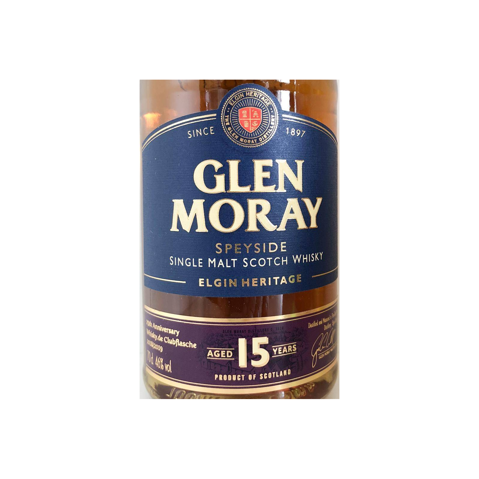 Glen Moray 15 Years Single Malt Whisky 2